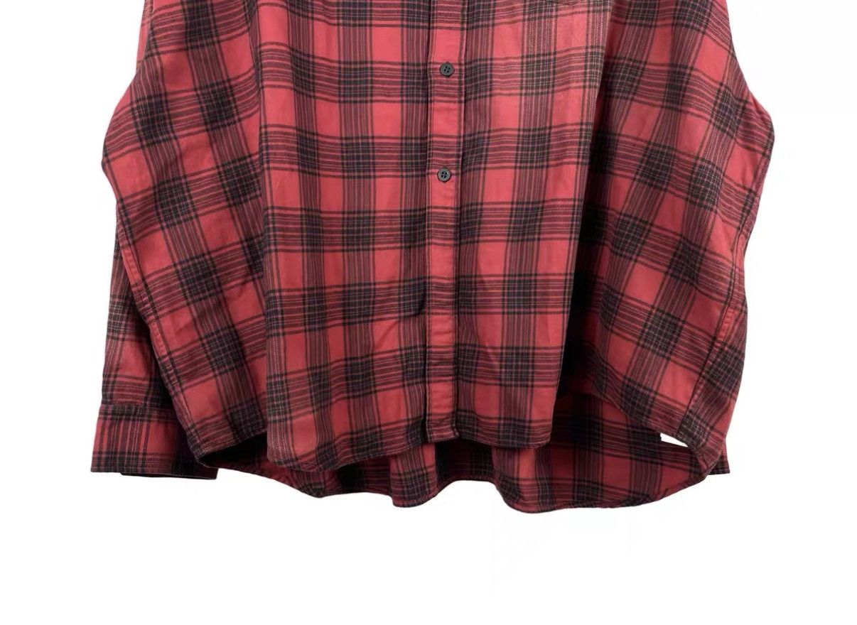 Balenciaga Balenciaga Plaid Hooded Distressed Shirt J31 Size US M / EU 48-50 / 2 - 4 Thumbnail