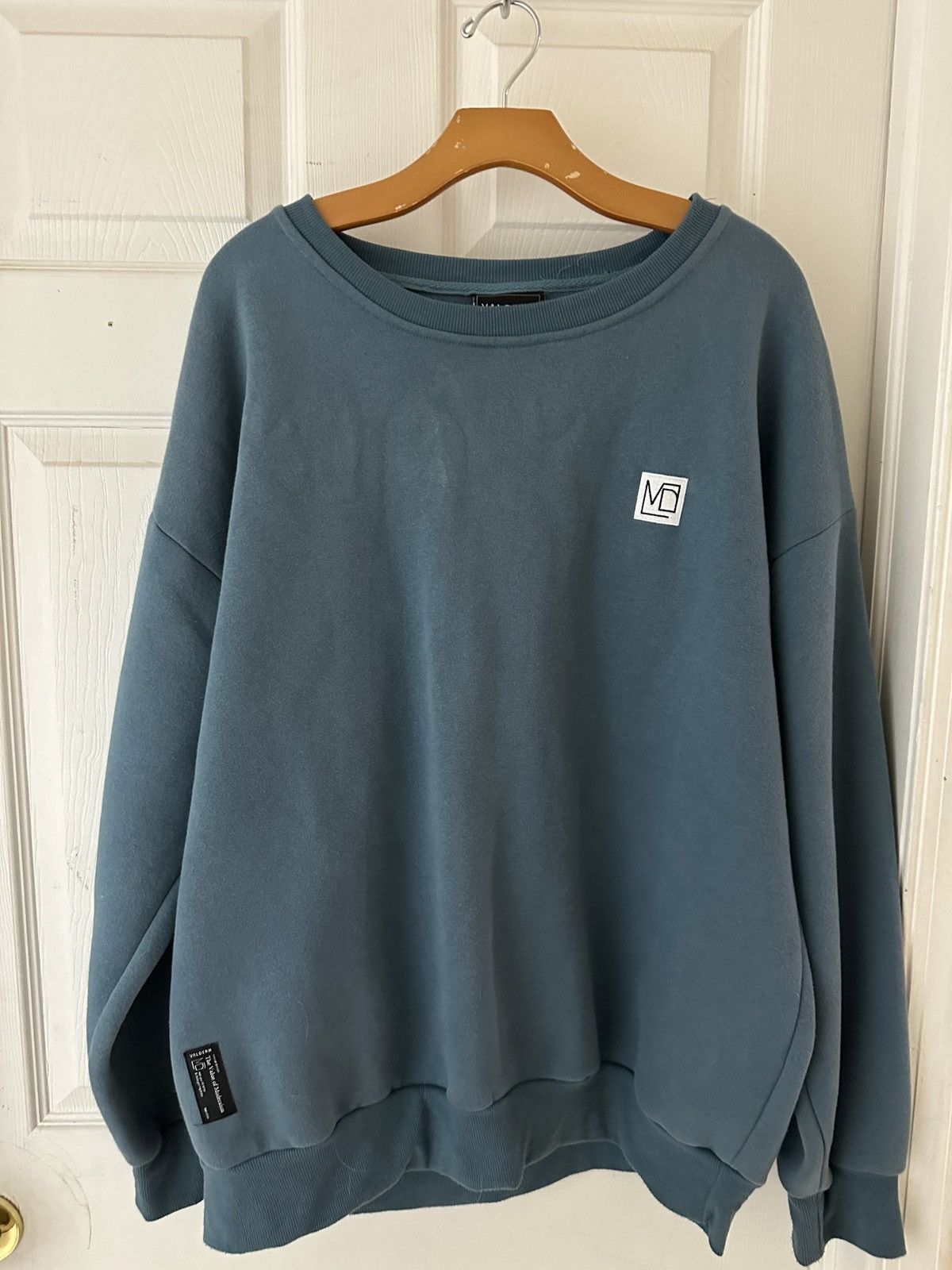 Japanese Brand × Vintage Oversized Crewneck Blue Size US M / EU 48-50 / 2 - 2 Thumbnail