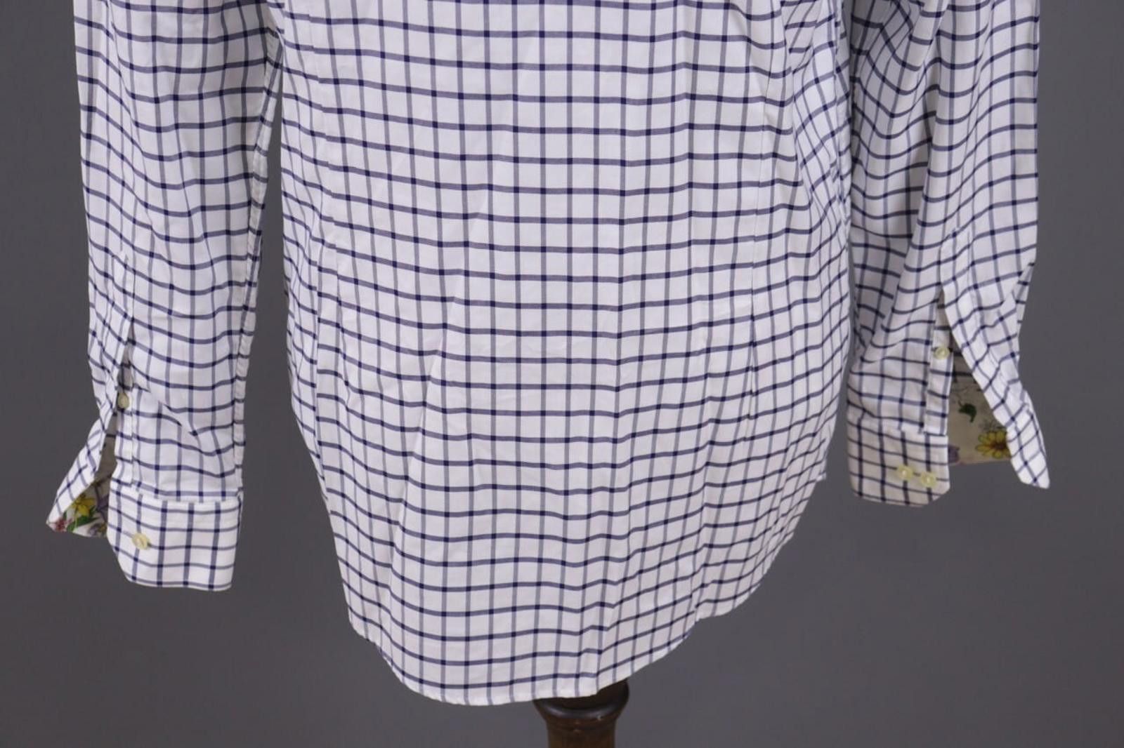 Eton Eton Contemporary Fit White Check Shirt Size 42 / 16 Size US M / EU 48-50 / 2 - 8 Thumbnail