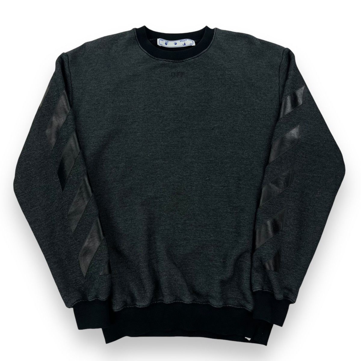 Off-White Off-White Rubber Arrows Dark Grey Sweatshirt Size US M / EU 48-50 / 2 - 2 Thumbnail
