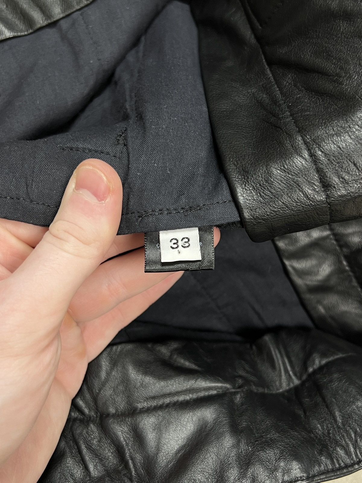 Kith KITH Made in USA Cowhide Leather Pants (Y0263) Size US 33 - 7 Thumbnail