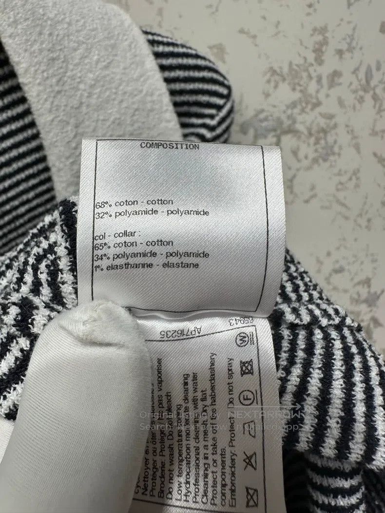 Chanel Chanel 23 Early Spring Vacation Series Black and White Str Size XS / US 0-2 / IT 36-38 - 5 Thumbnail