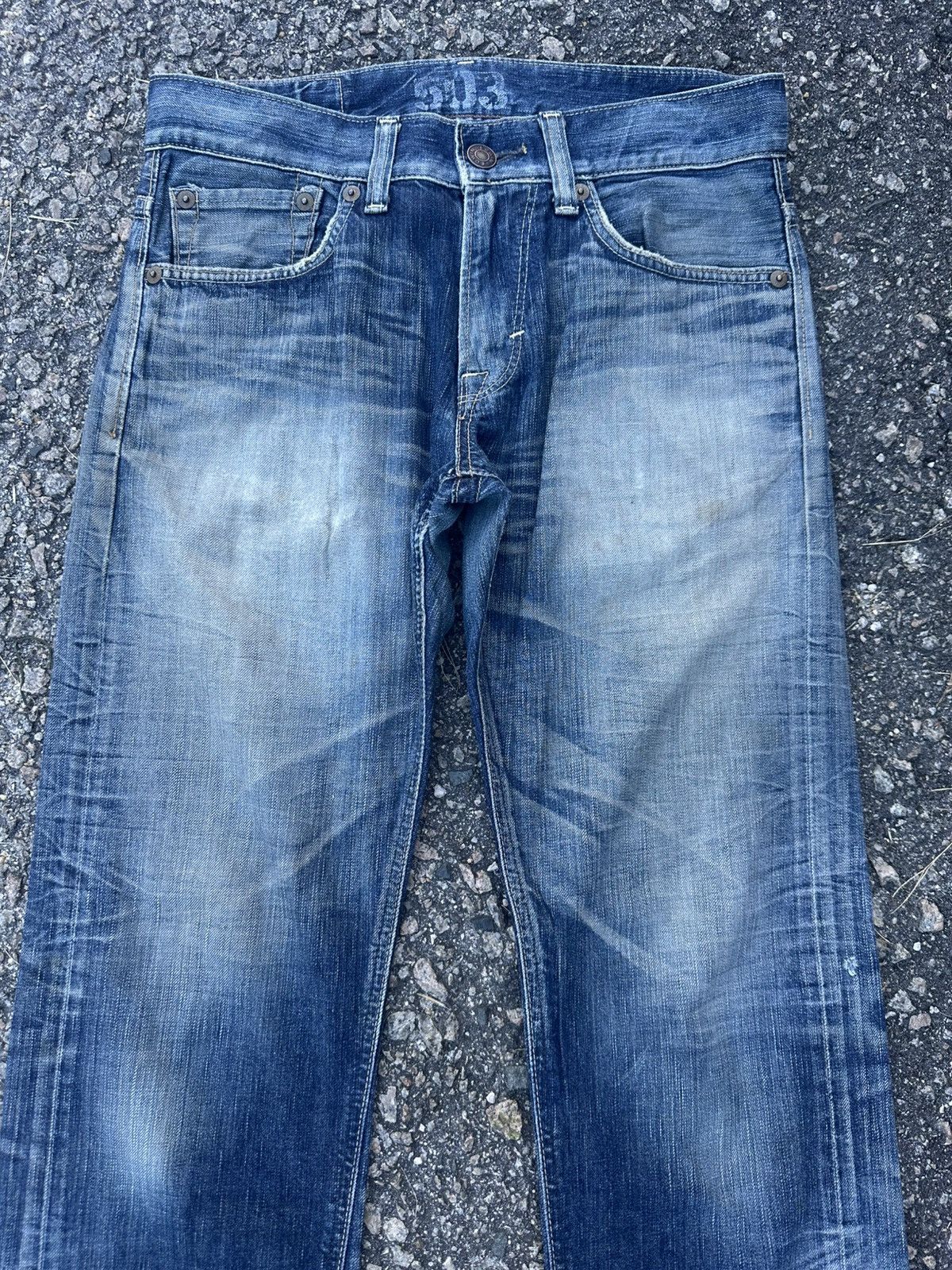 Edwin 💥Crazyyy Edwin Blue Trip FLARE 503 Japan Denim Size US 32 / EU 48 - 5 Thumbnail