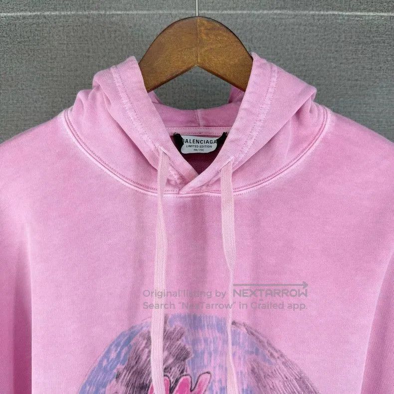 Balenciaga Balenciaga Pink Martini Limited Hoodie. Size US M / EU 48-50 / 2 - 5 Thumbnail