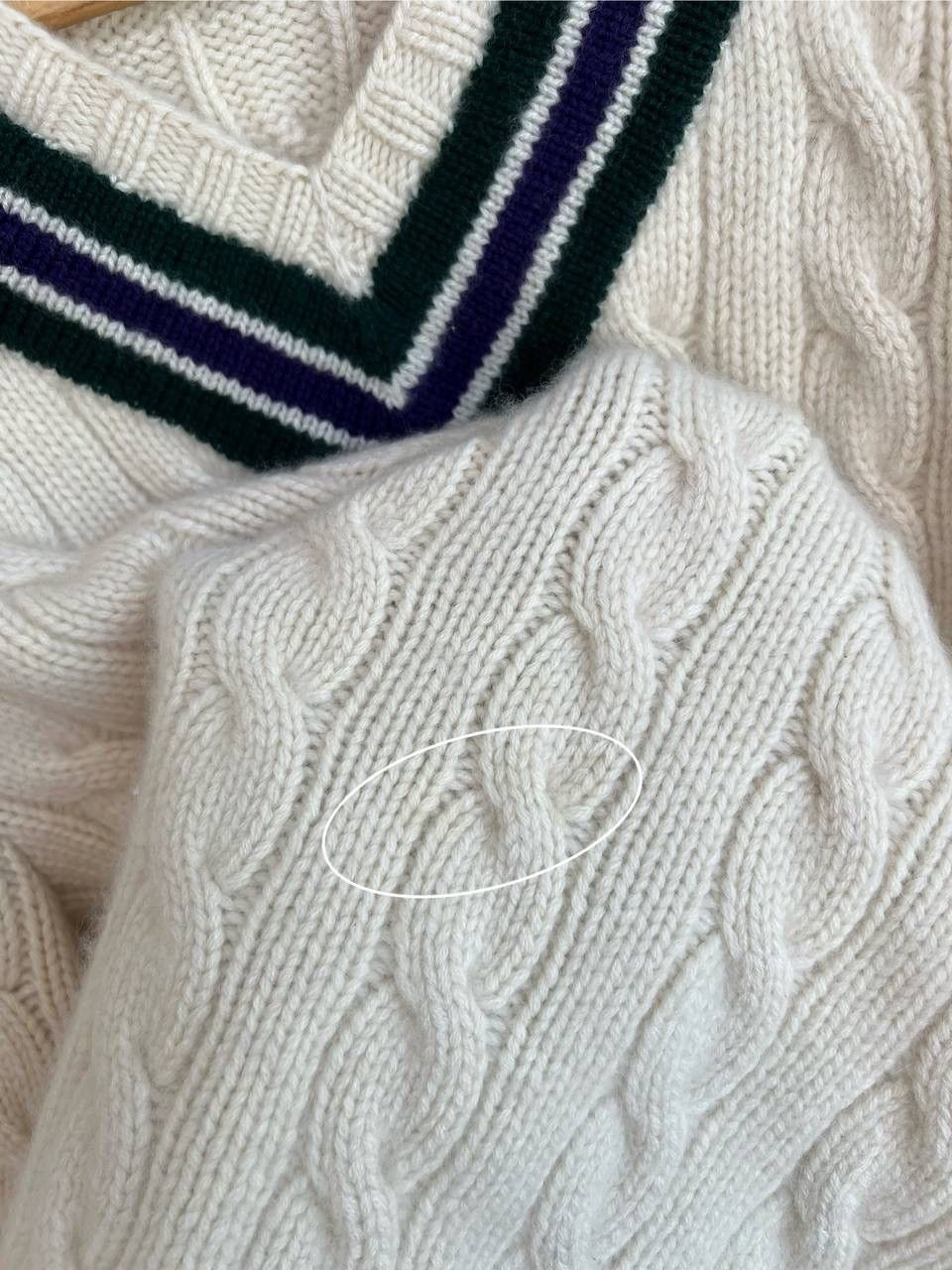 Polo Ralph Lauren Polo Ralph Lauren Wimbledon Knit Cashmere Sweater Size M Size US M / EU 48-50 / 2 - 12 Thumbnail