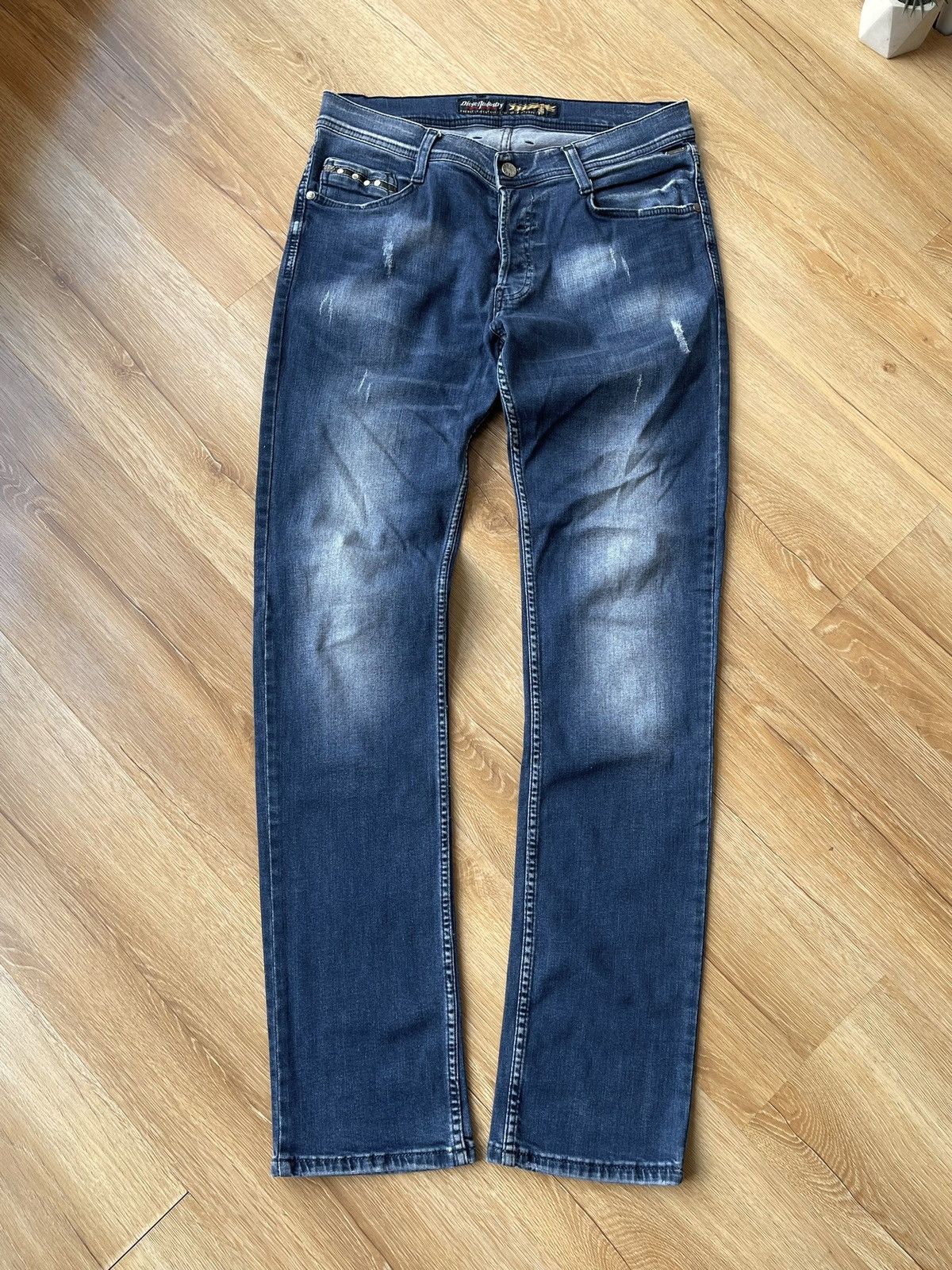 Diesel Vintage Diesel Distressed Studded Denim Jeans Size US 32 / EU 48 - 2 Thumbnail