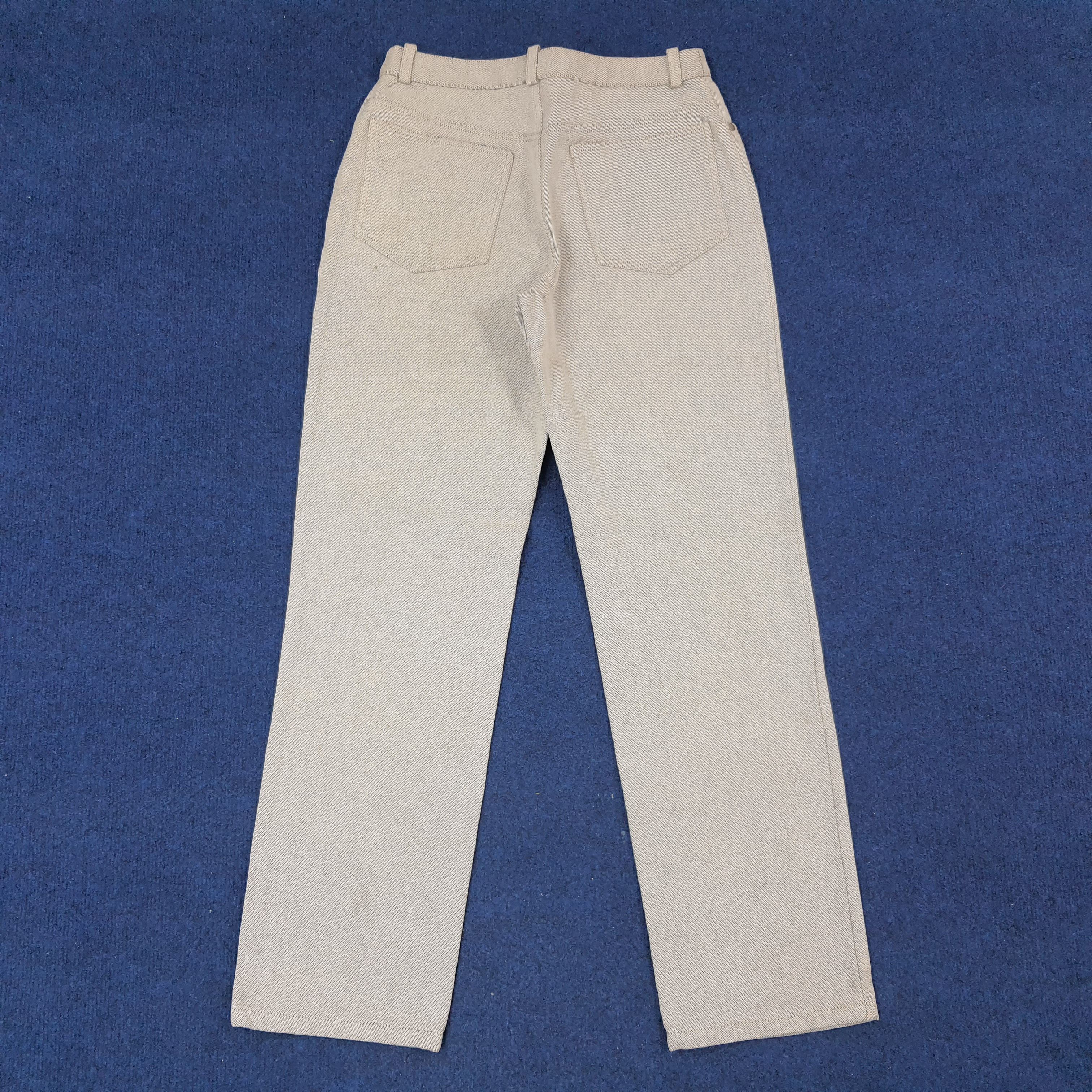 Designer × Hermes × Vintage Vintage Hermes Paris Made in France Designer Denim Pants Size US 26 / EU 42 - 3 Thumbnail
