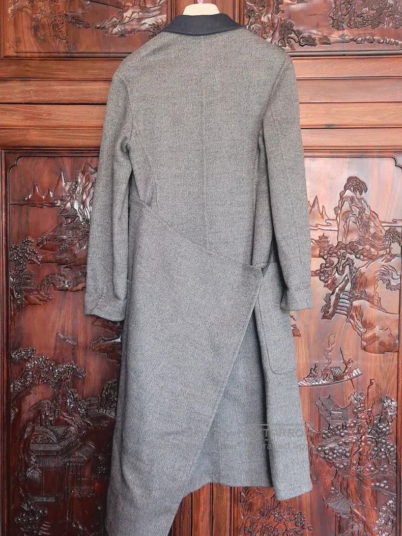 Hermes Hermes Gray Wool Coat Size XXS / US 00 / IT 34 - 6 Thumbnail