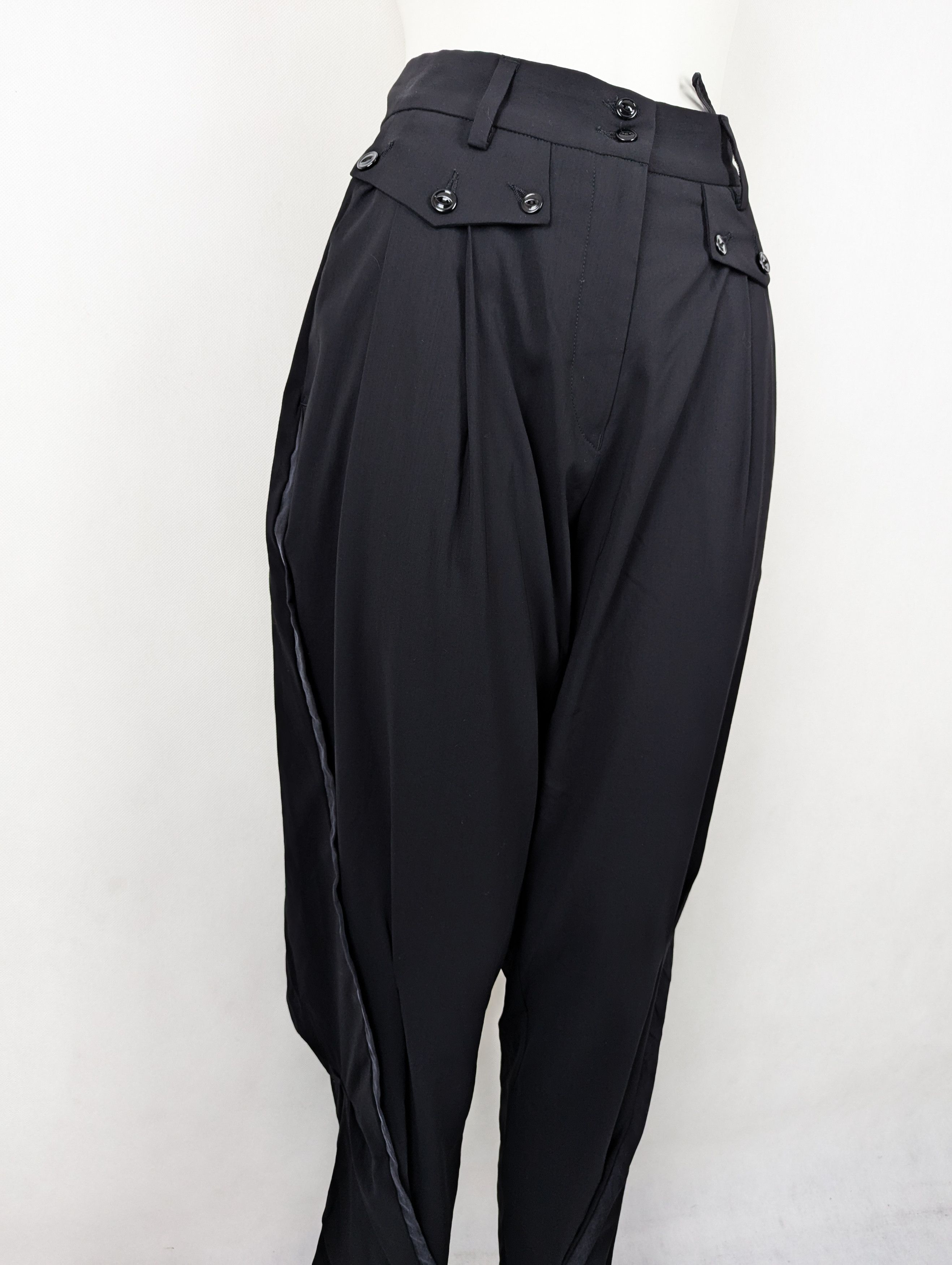 Marithe + Francois Girbaud Marithe Francois Girbaud black pants trousers Size 30" / US 8 / IT 44 - 3 Thumbnail