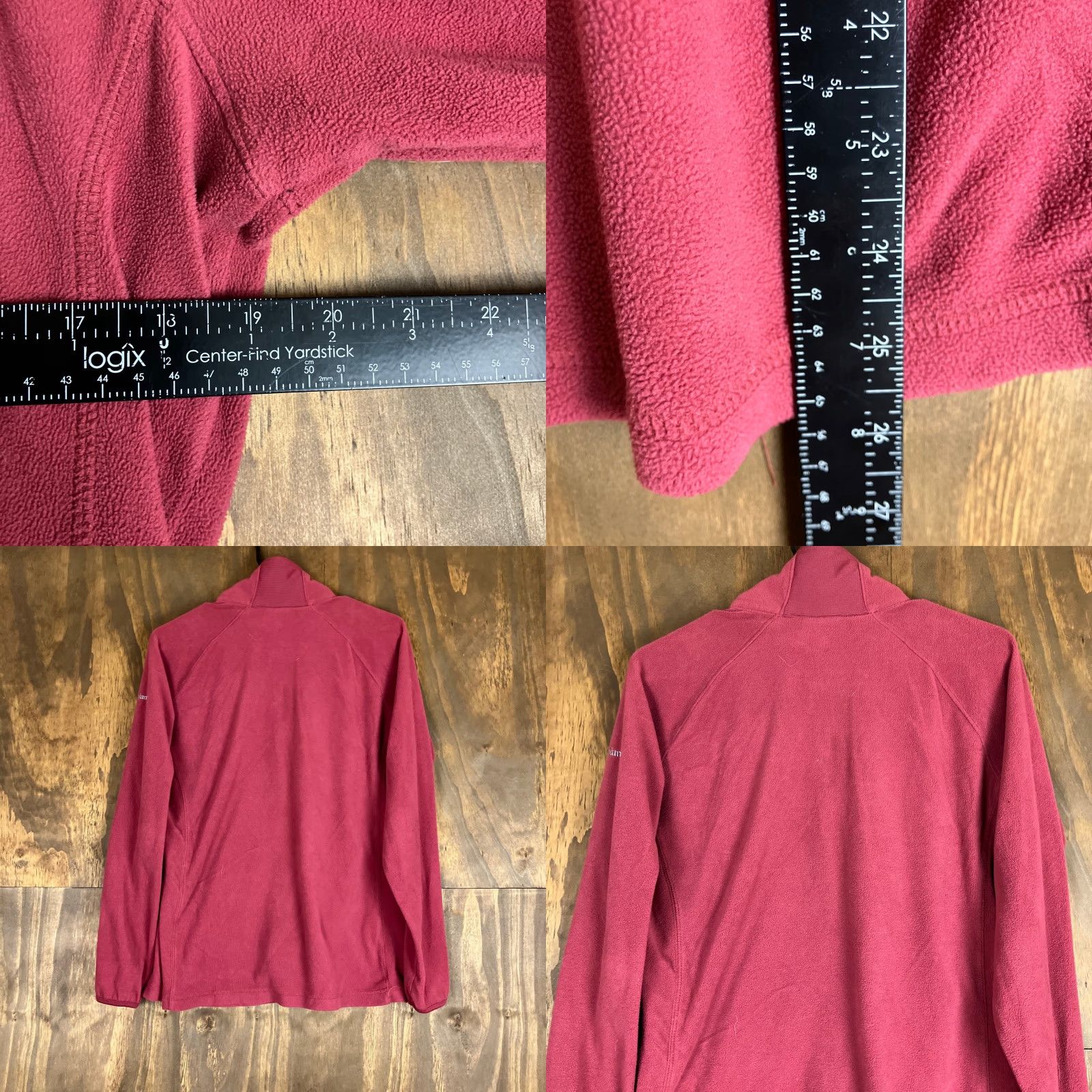 Vintage Columbia Womens Jacket 1/4 Zip Long Sleeve Lightweight XL Purple Wine Berry Casual Travel Workwear Size XL / US 12-14 / IT 48-50 - 8 Thumbnail