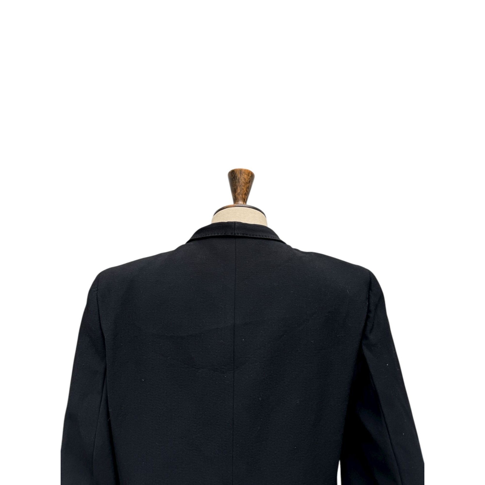 Hermes Black Silk Blazer Jacket Size M / US 6-8 / IT 42-44 - 5 Thumbnail