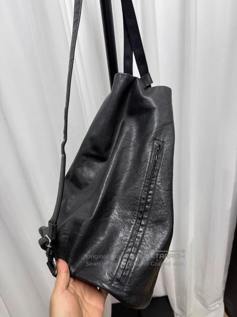 Yohji Yamamoto Yohji Yamamoto Simple leather shoulder bucket bag Size ONE SIZE - 5 Thumbnail