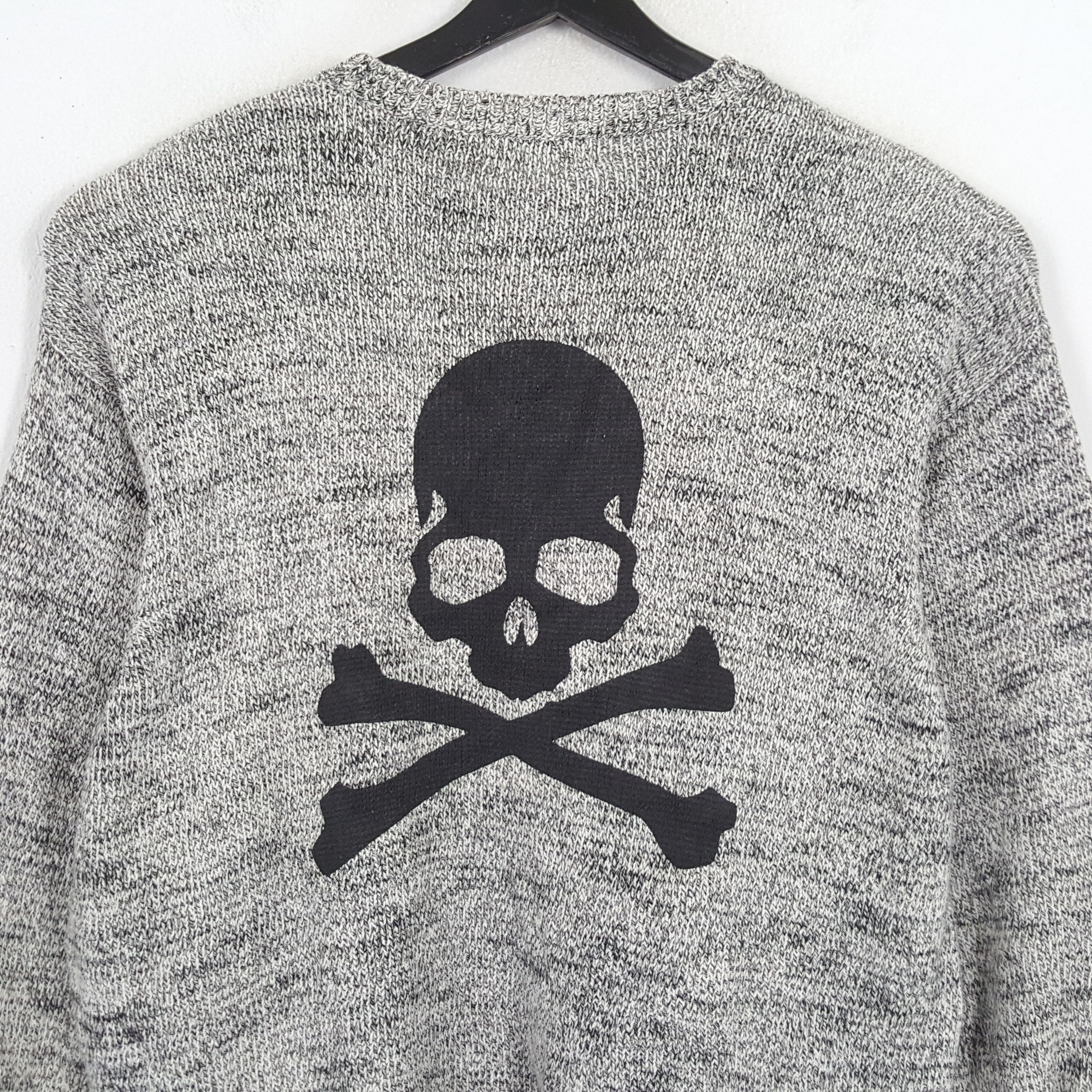 Vintage GIOFERRARI ITALY SKULLS Custom Skulls Art Sweatshirt Size US L / EU 52-54 / 3 - 2 Thumbnail