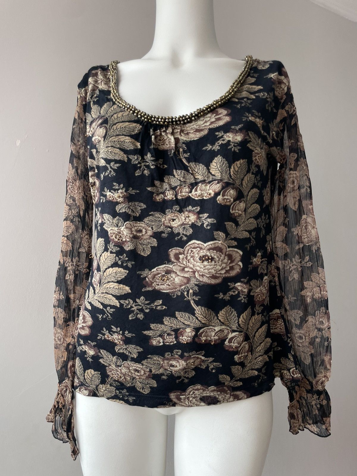 Vintage Derhy blouse Size M / US 6-8 / IT 42-44 - 6 Thumbnail