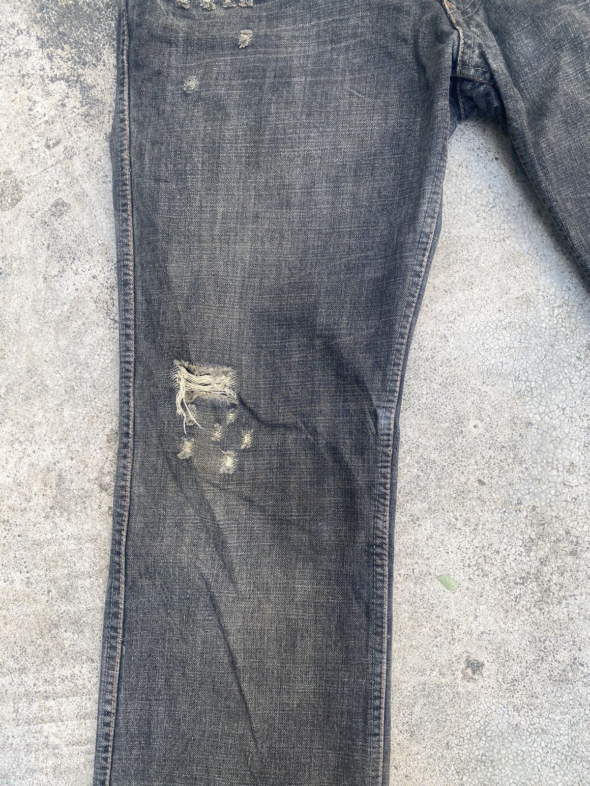 Japanese Brand × Nicole Club Flare Jeans Nicole Club Clawmark Distressed Bootcut Size US 32 / EU 48 - 7 Thumbnail