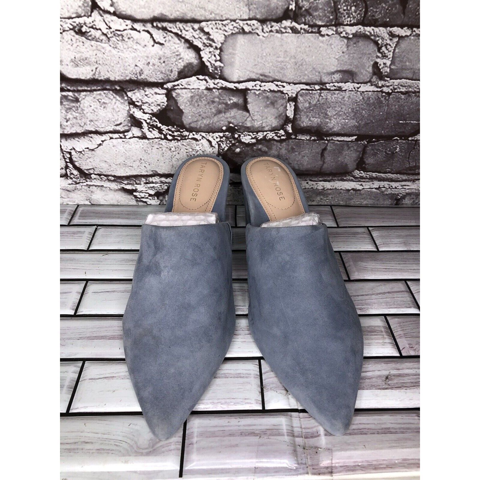 Other Taryn Rose Madisson Blue Suede Leather Pointed Toe Heels Wom Size US 9 / IT 39 - 14 Thumbnail