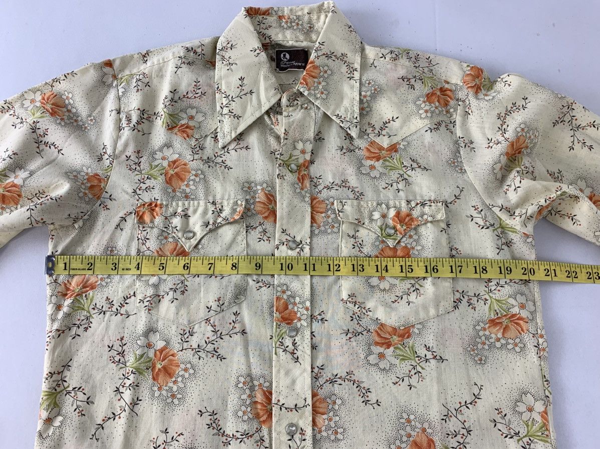 JCPenney 90s Jc Penney Western Apparel Floral Cotton Button Up Size US M / EU 48-50 / 2 - 9 Thumbnail