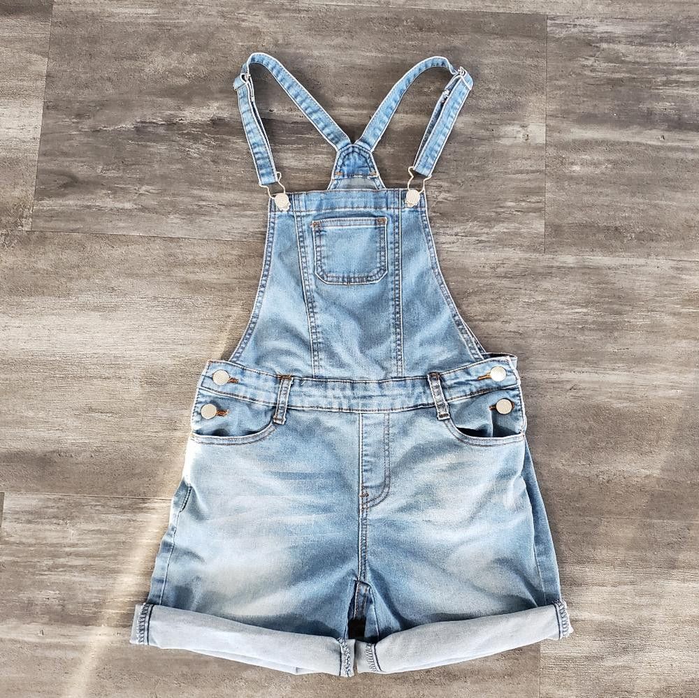 Designer Light Denim Classic LC Overalls Size 32" / US 10 / IT 46 - 1 Thumbnail