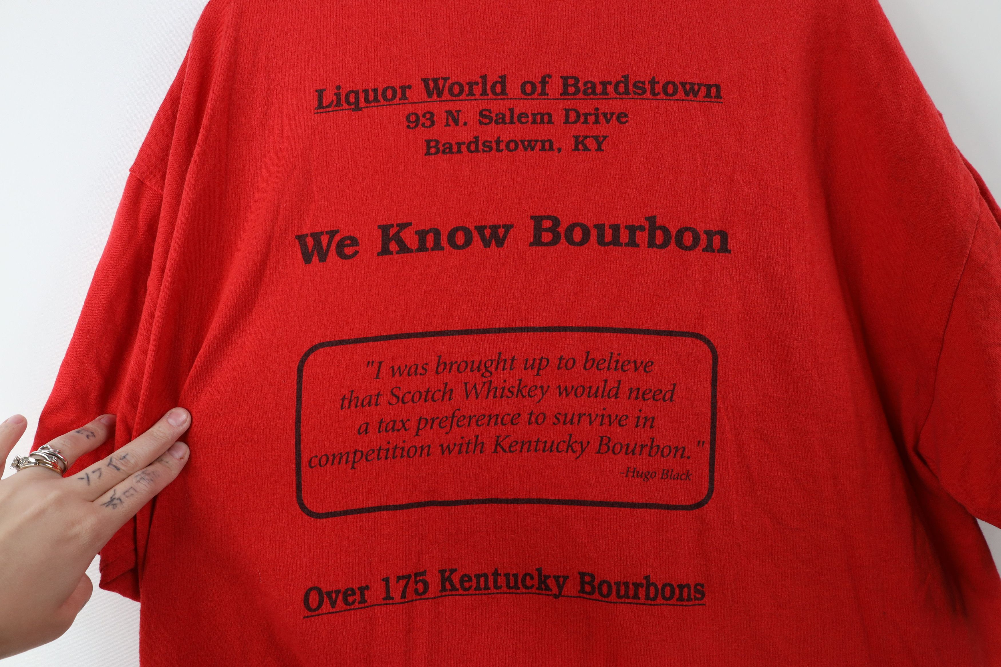 Vintage Vintage Y2K Streetwear World Bardstown Kentucky T-Shirt Red Size US XL / EU 56 / 4 - 10 Thumbnail