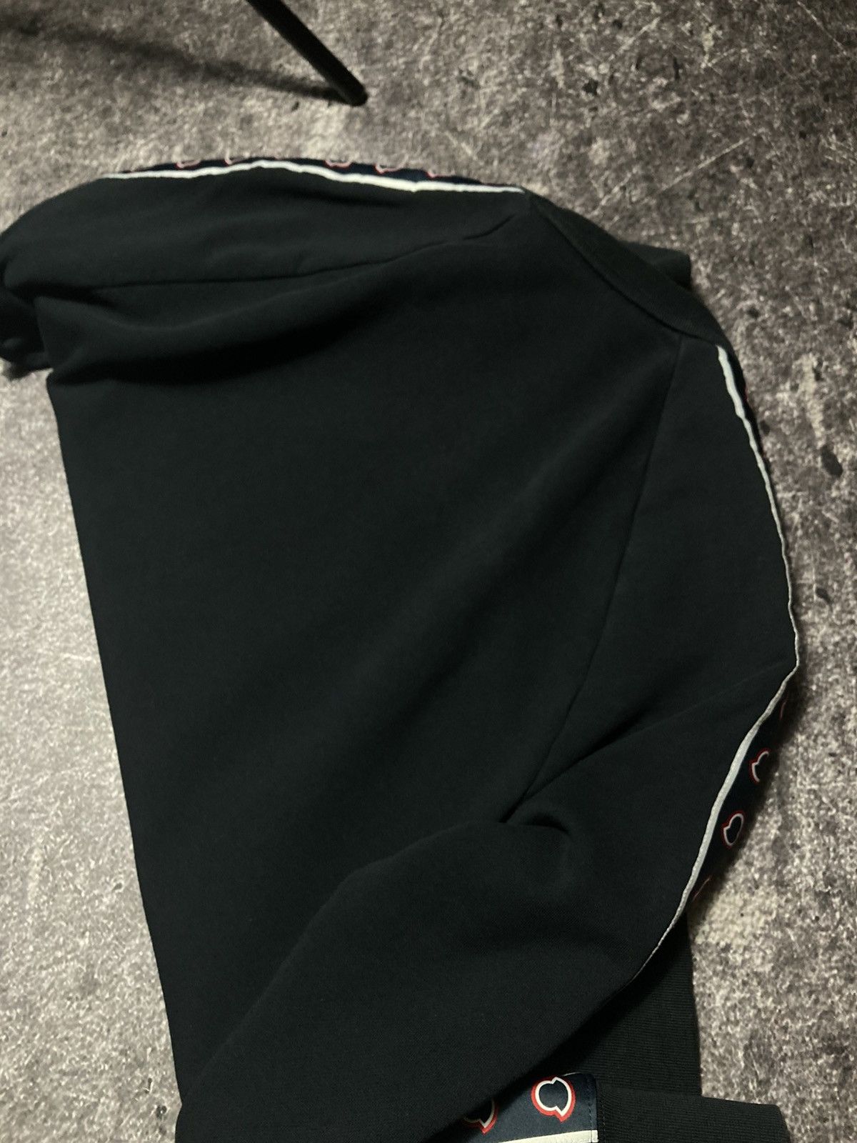 Moncler Moncler Maglia Girocollo Navy Blue Sweatshirt Logos Sleeves Size US M / EU 48-50 / 2 - 8 Thumbnail