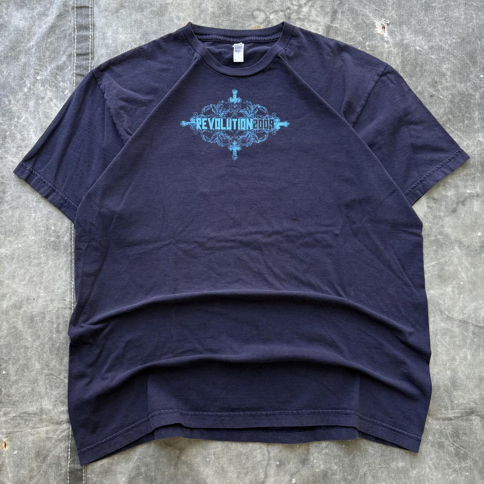 American Apparel Vintage Y2K Revolution Affliction Jesus Bible Verse Shirt Size US XL / EU 56 / 4 - 1 Thumbnail