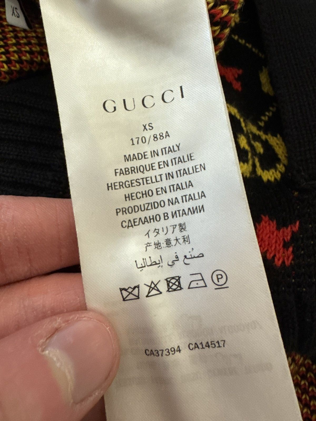 Gucci Gucci GG Zip-Up Monogram Wool knitwear Size US XS / EU 42 / 0 - 8 Thumbnail
