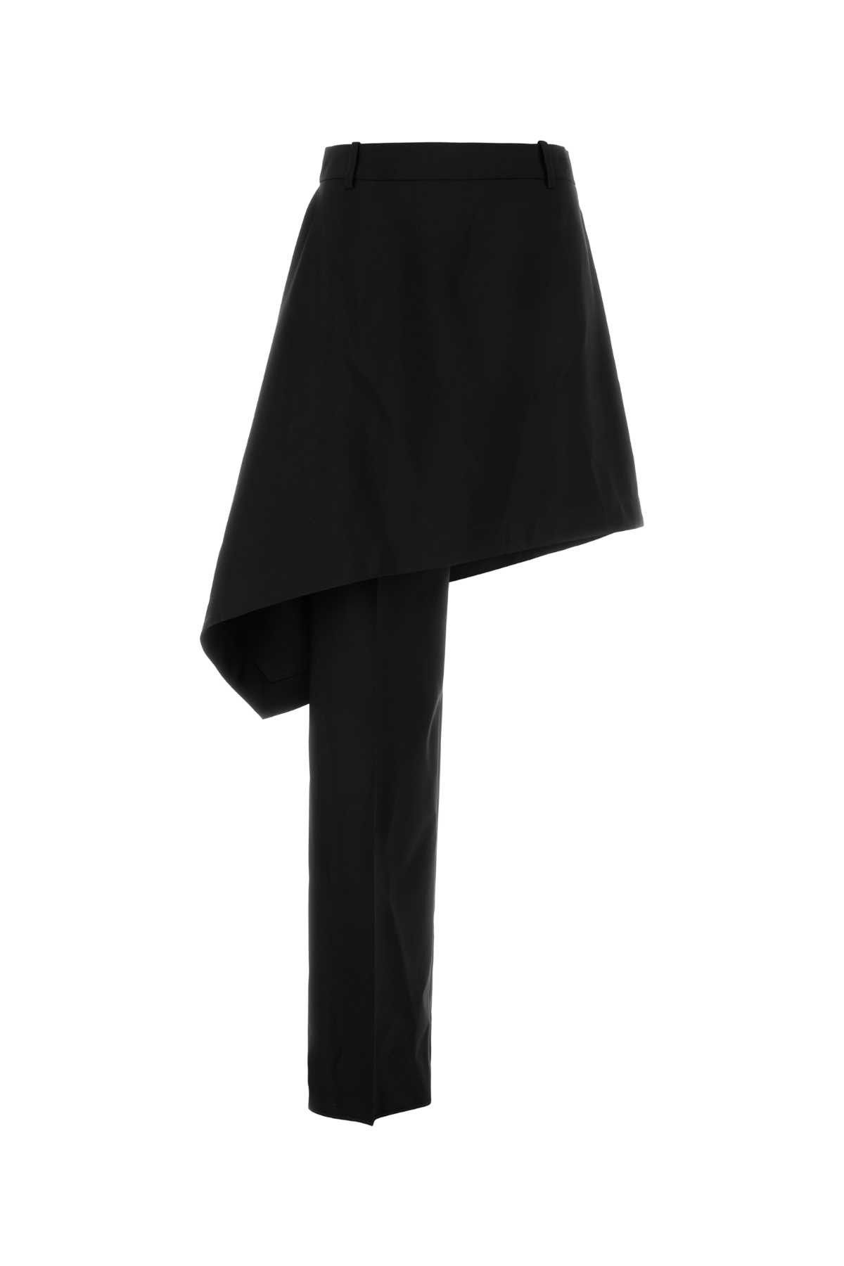 Bottega Veneta Black Wool Pant-Skirt Size 27" / US 4 / IT 40 - 1 Thumbnail