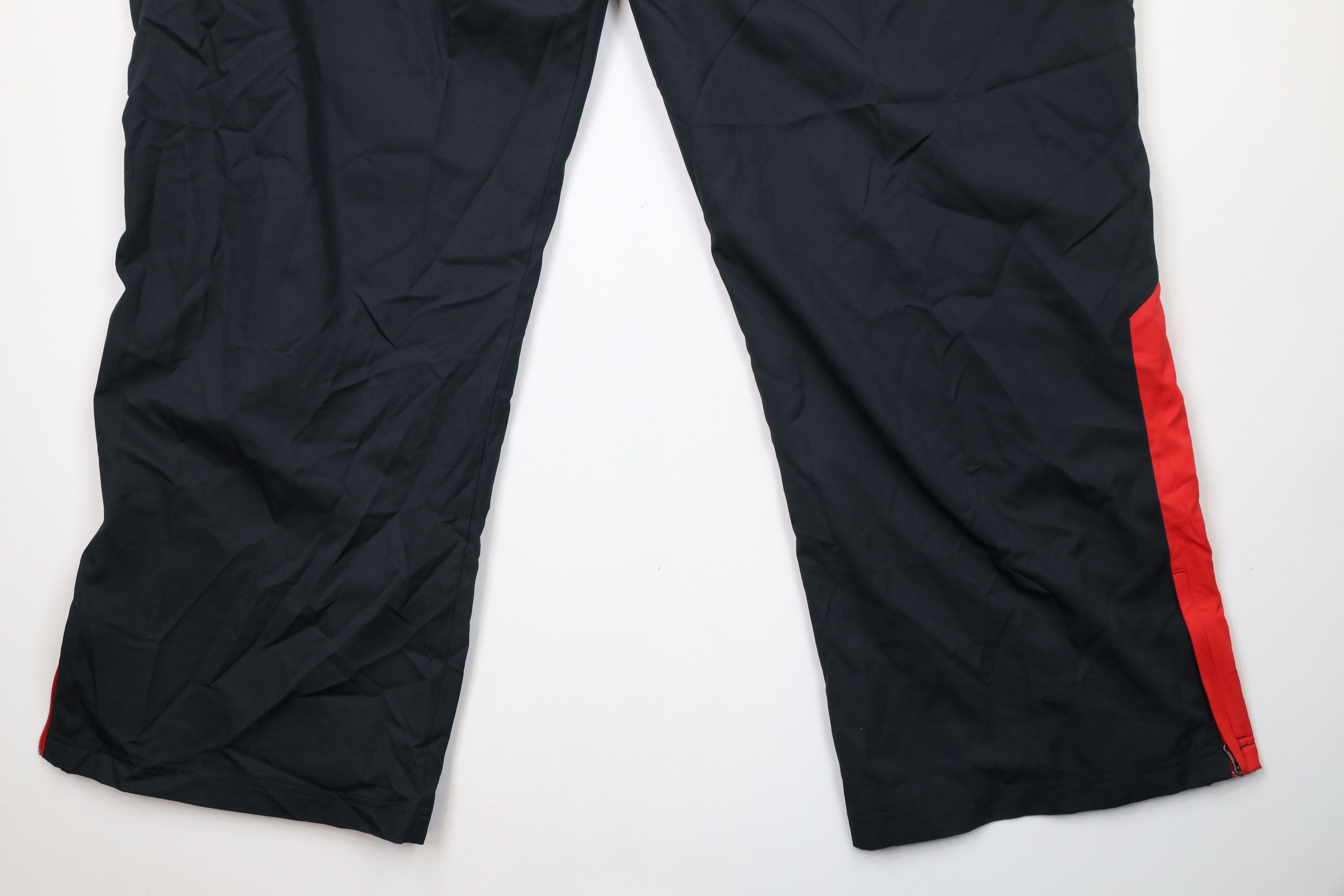 Under Armour × Vintage Under Armour Fit Lined Wide Leg Windbreaker Rain Pants Black Size US 42 / EU 58 - 16 Thumbnail