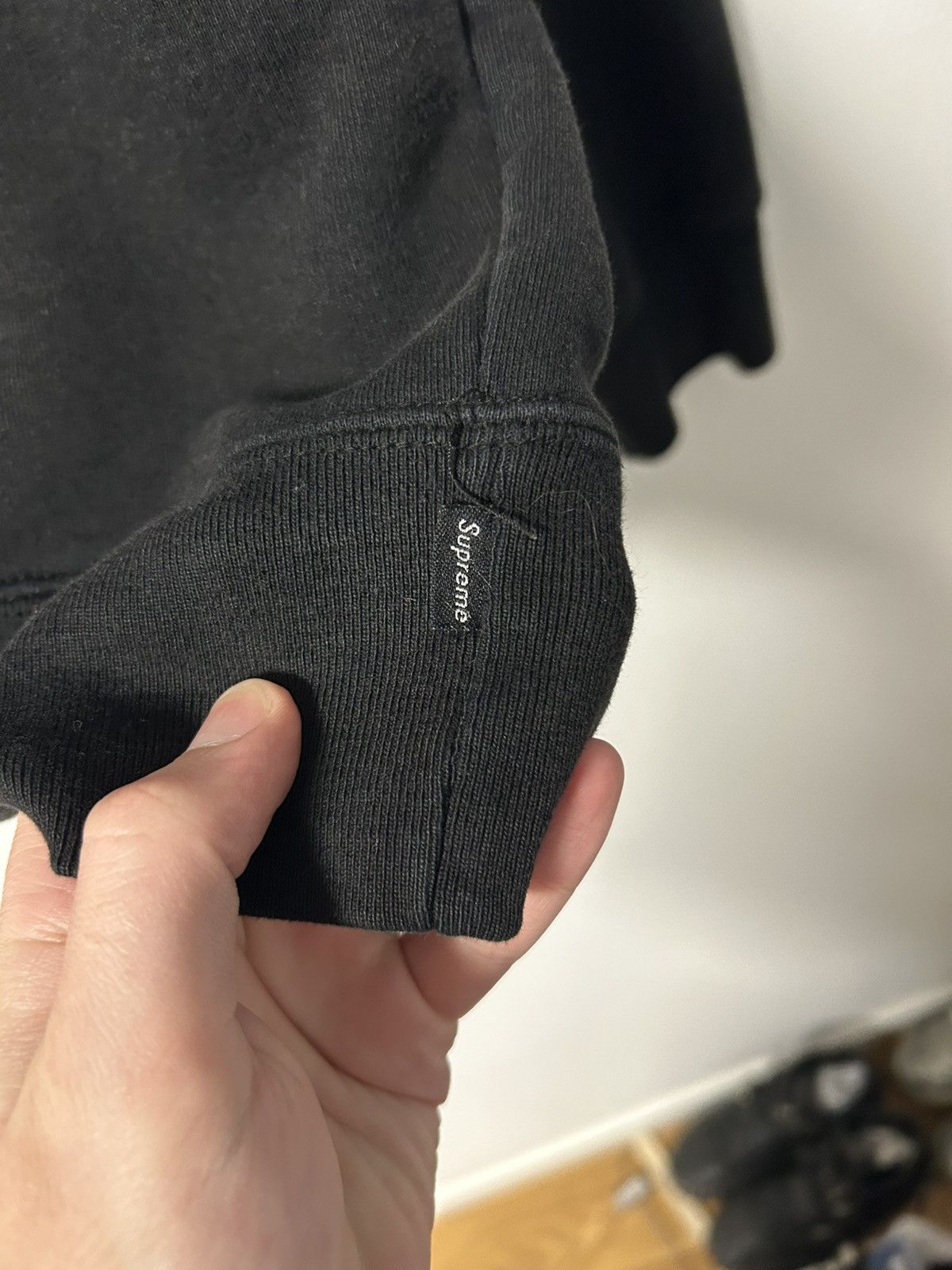 Supreme Supreme - FW19 Breed Crewneck Schwarz weiss🖤🤍 Size US L / EU 52-54 / 3 - 4 Thumbnail