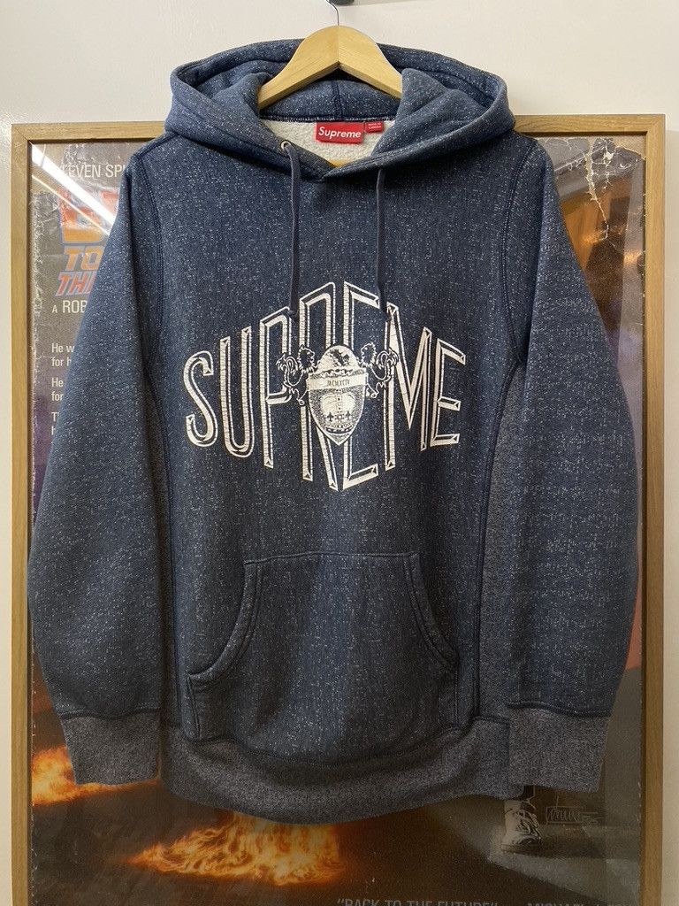 Supreme FW13 Supreme Diamond Style Centre Spellout Hoodie Size US S / EU 44-46 / 1 - 1 Thumbnail