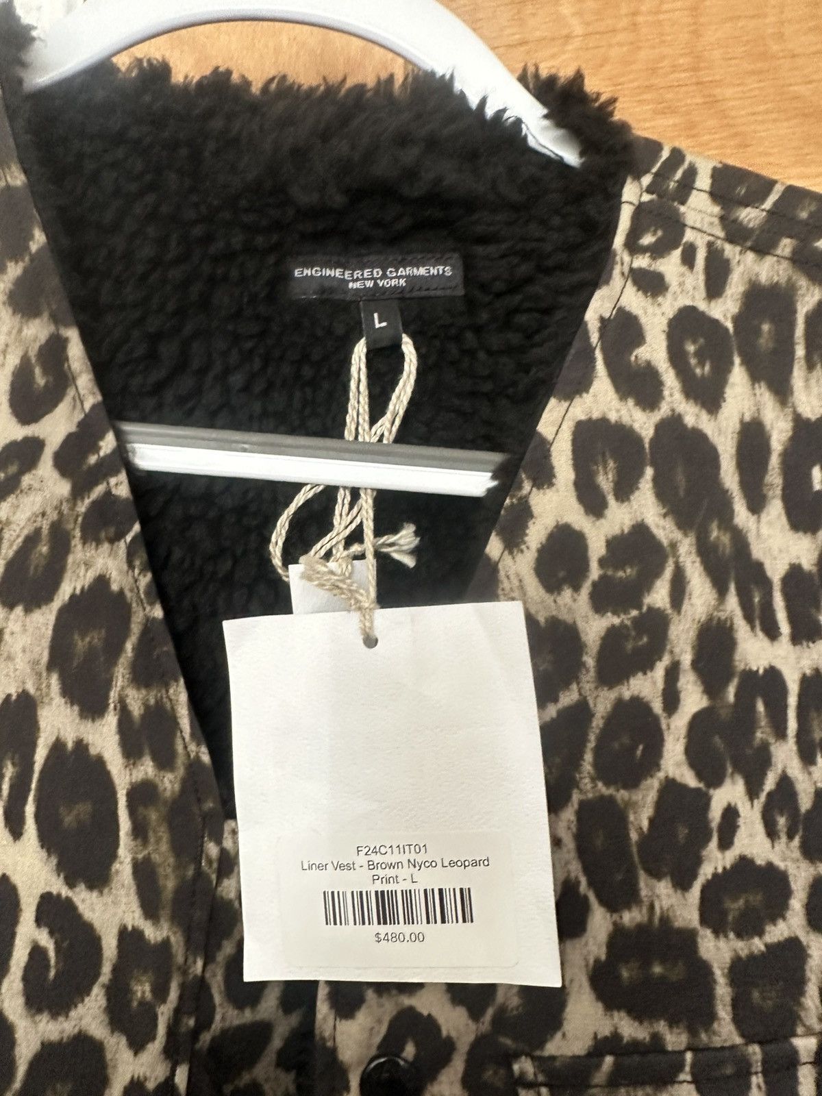 Engineered Garments Engineered Garments Leopard Vest NWT Size US L / EU 52-54 / 3 - 4 Thumbnail