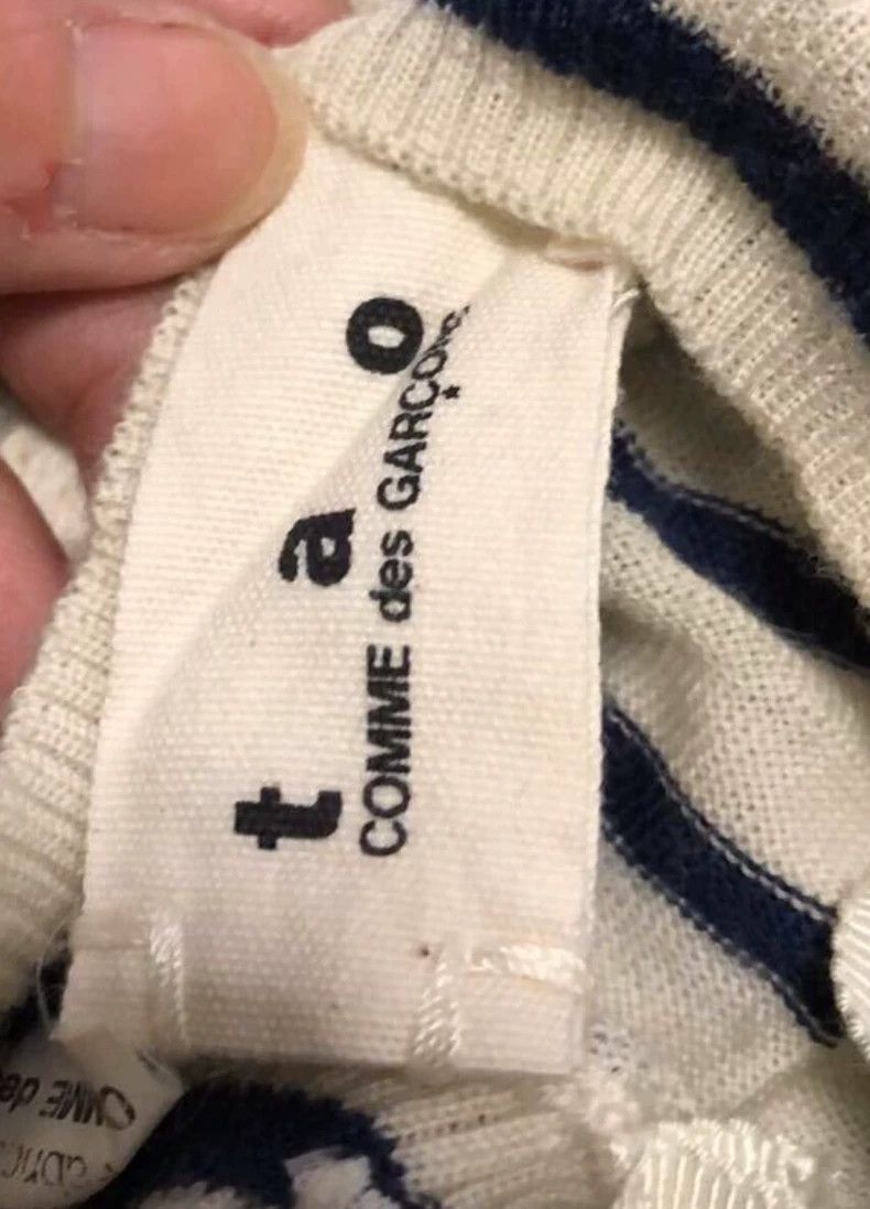 Comme des Garcons Comme Des Garcons Striped knit cardigan \n Back button fro Size S / US 4 / IT 40 - 3 Thumbnail