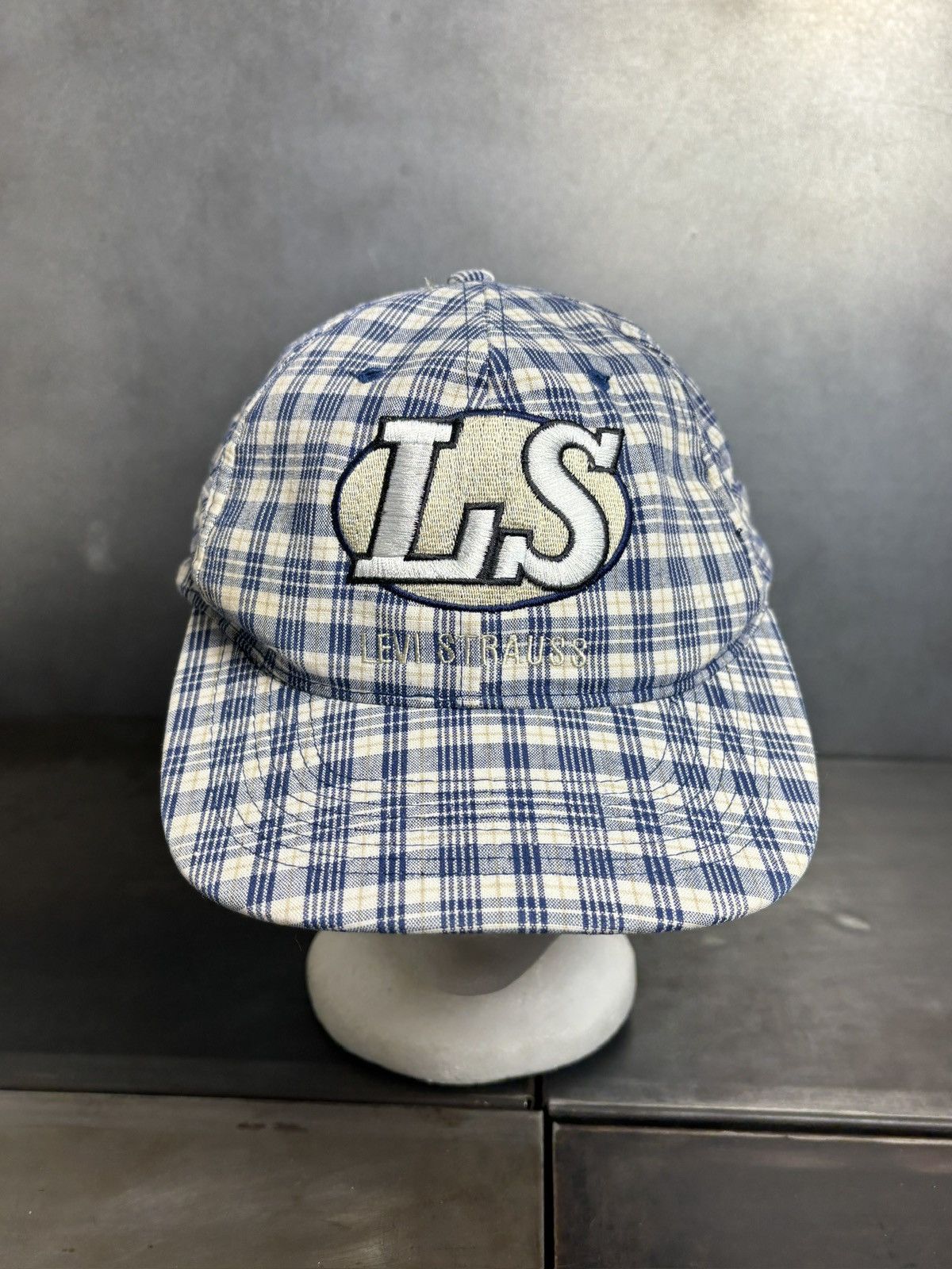 Levi's 1990s Levi's Cap 90s Vintage Plaid Baseball Hat Snapback Size ONE SIZE - 13 Thumbnail
