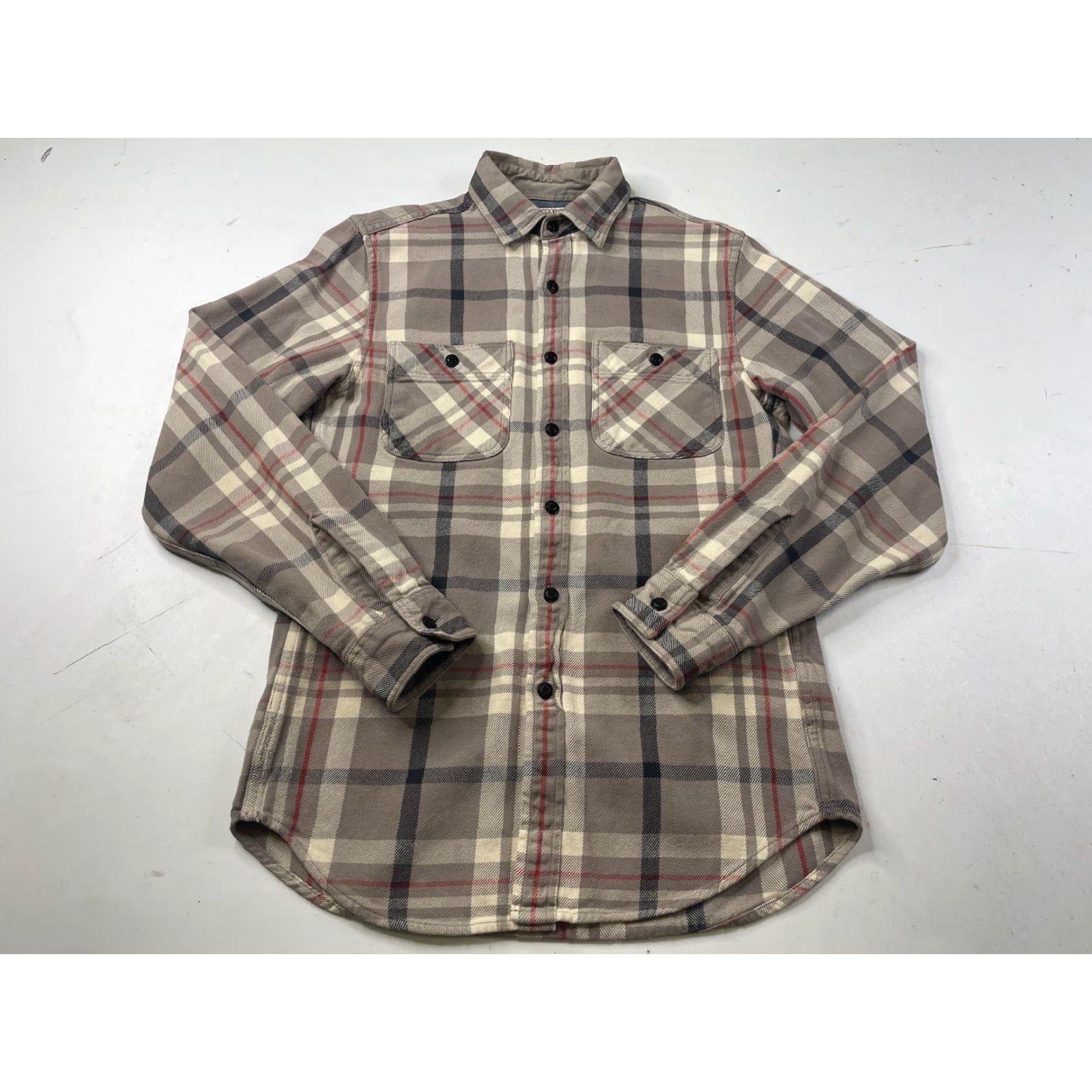J.Crew J. Crew Wallace & Barnes Flannel Cotton Shirt Men S Plaid Button Long Sleeve Multicolor Casual Regular Button-Up Size US S / EU 44-46 / 1 - 2 Thumbnail