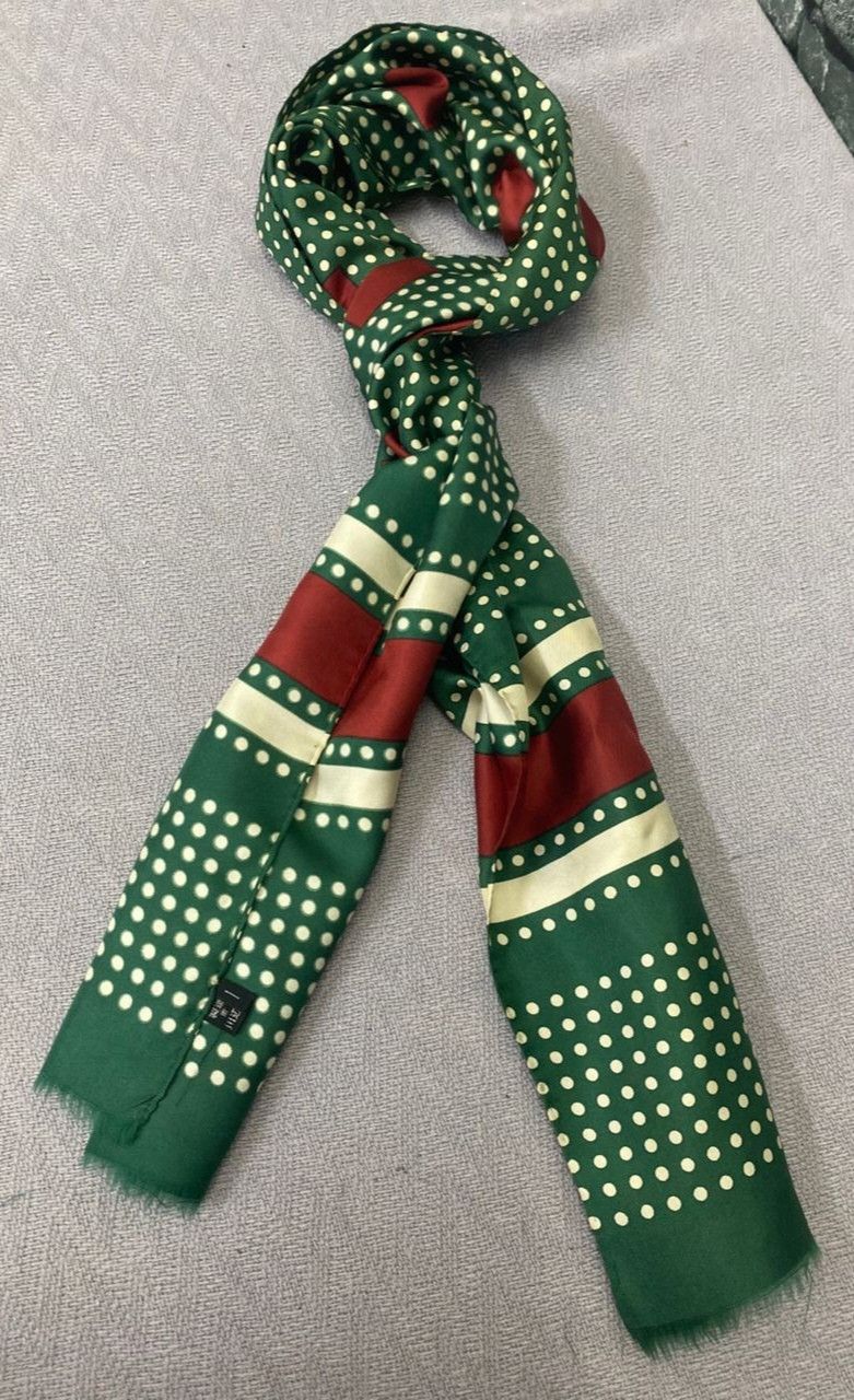 Yves Saint Laurent Vintage Yves Saint Laurent Pour Homme Scarf Size ONE SIZE - 2 Thumbnail