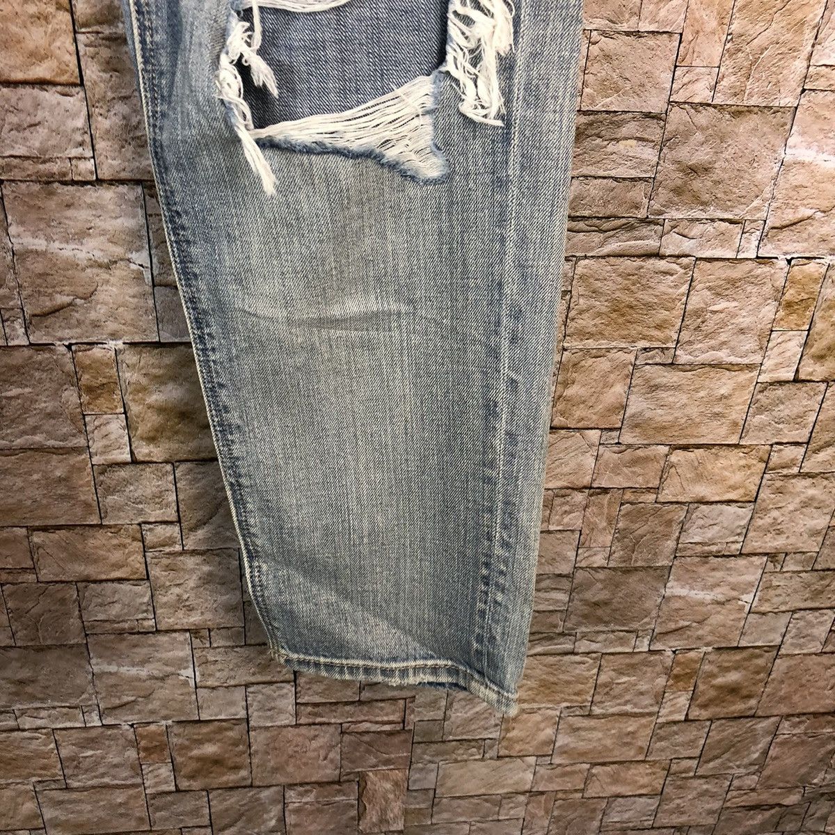 American Eagle Outfitters American Eagle Blue Distressed Denim Pants #A1006 Size 28" / US 6 / IT 42 - 12 Thumbnail