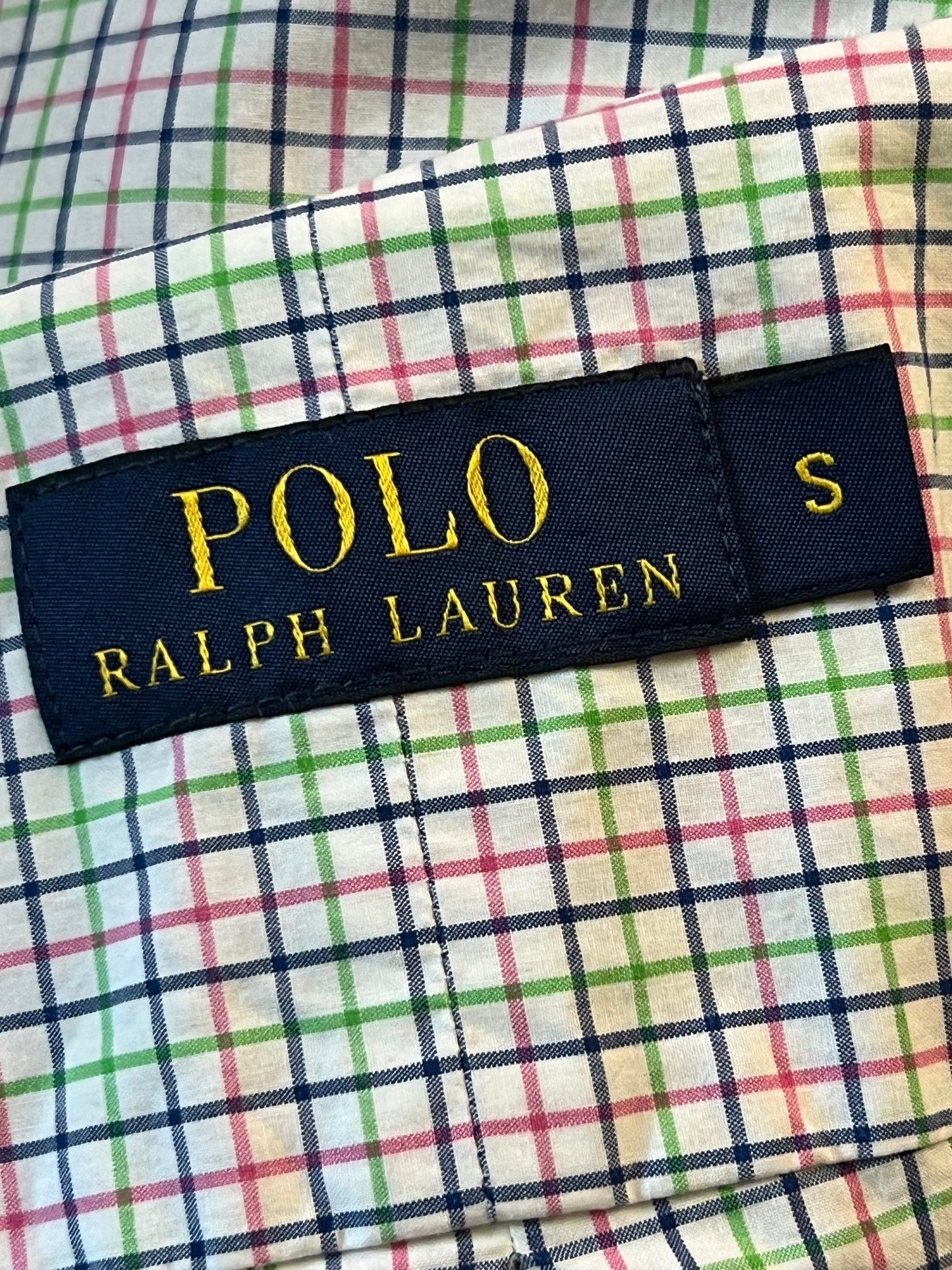 Polo Ralph Lauren × Vintage Polo Ralph Lauren Vintage Men's Short Sleeve Check Shirt - S Size US S / EU 44-46 / 1 - 5 Thumbnail