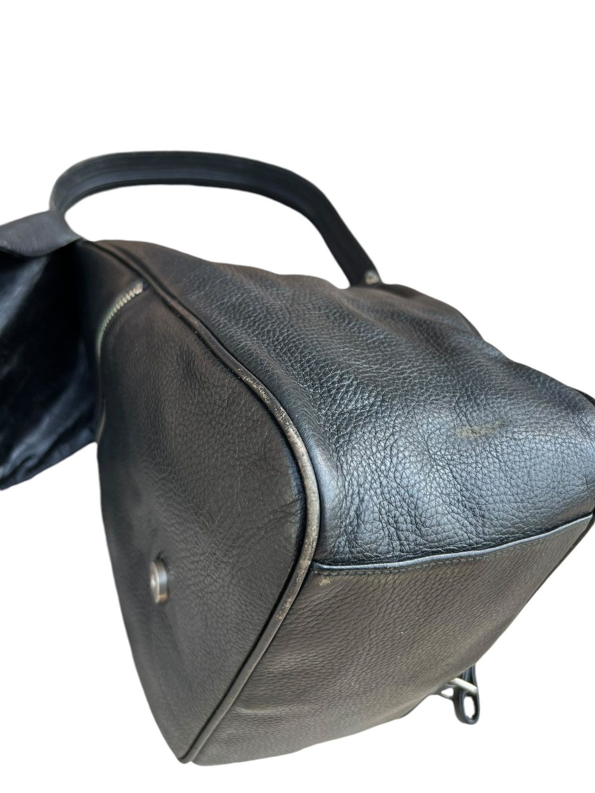 Leather Vintage RAVIR Tokyo Patina Leather Multi Way Backpack Bag Size ONE SIZE - 15 Thumbnail