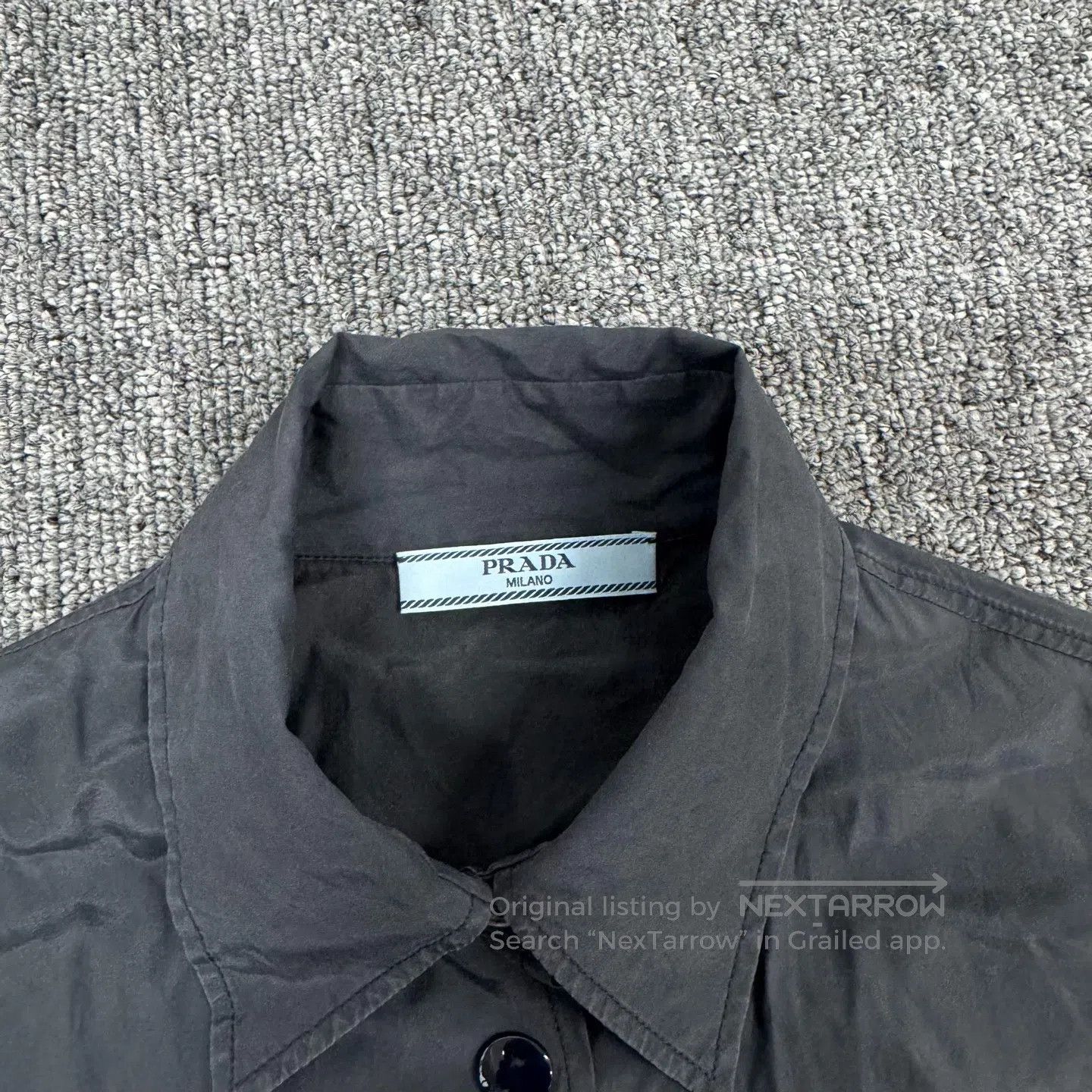 Prada Prada size 40 Delta-shaped patchwork short-sleeved shirt ja Size L / US 10 / IT 46 - 5 Thumbnail