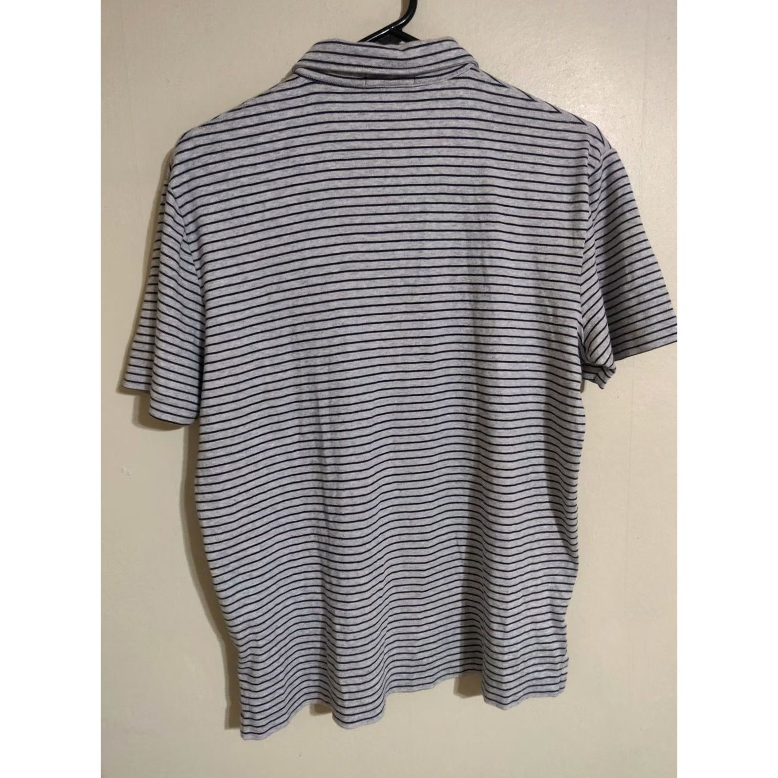 Polo Ralph Lauren Polo Ralph Lauren Gray Striped S/S Casual Polo Shirt Men's Medium Size US M / EU 48-50 / 2 - 3 Thumbnail