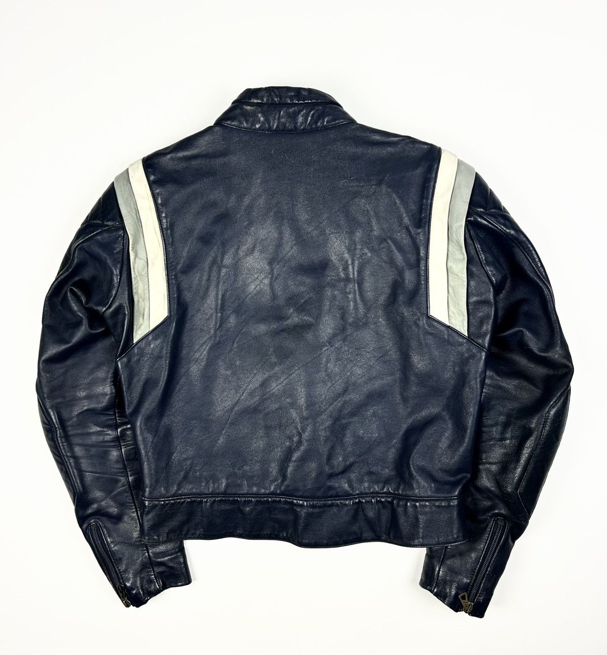 Vintage Rare Vintage 80s Harro Racing Leather Jacket Avantgarde Size US L / EU 52-54 / 3 - 5 Thumbnail