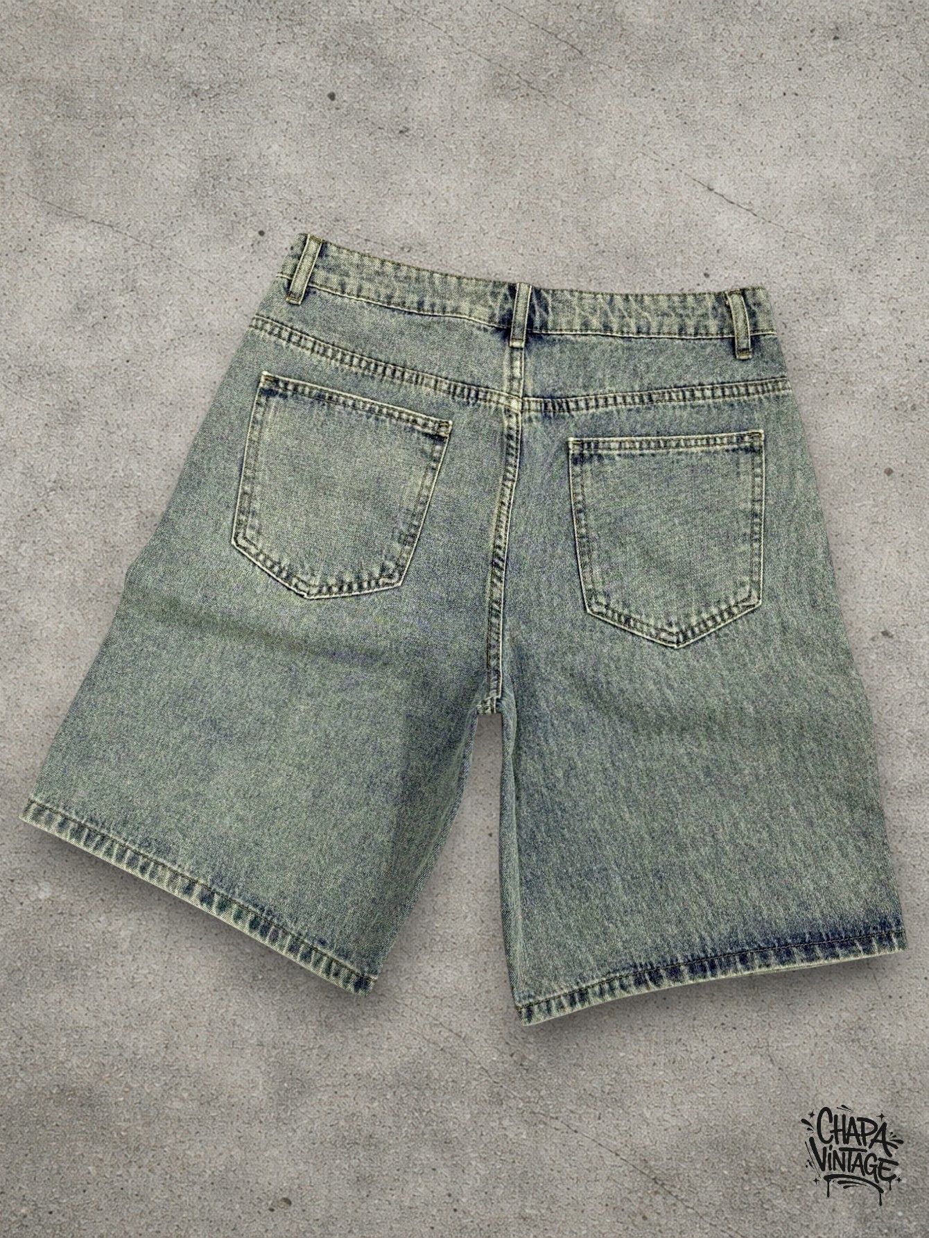 Japanese Brand Distressed jeans shorts Size US 34 / EU 50 - 4 Thumbnail