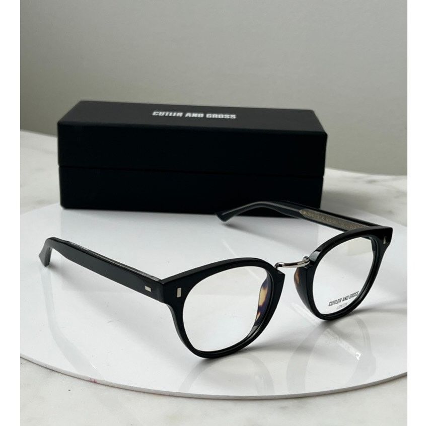 Cutler And Gross CG1336 Black Eyeglasses Frames