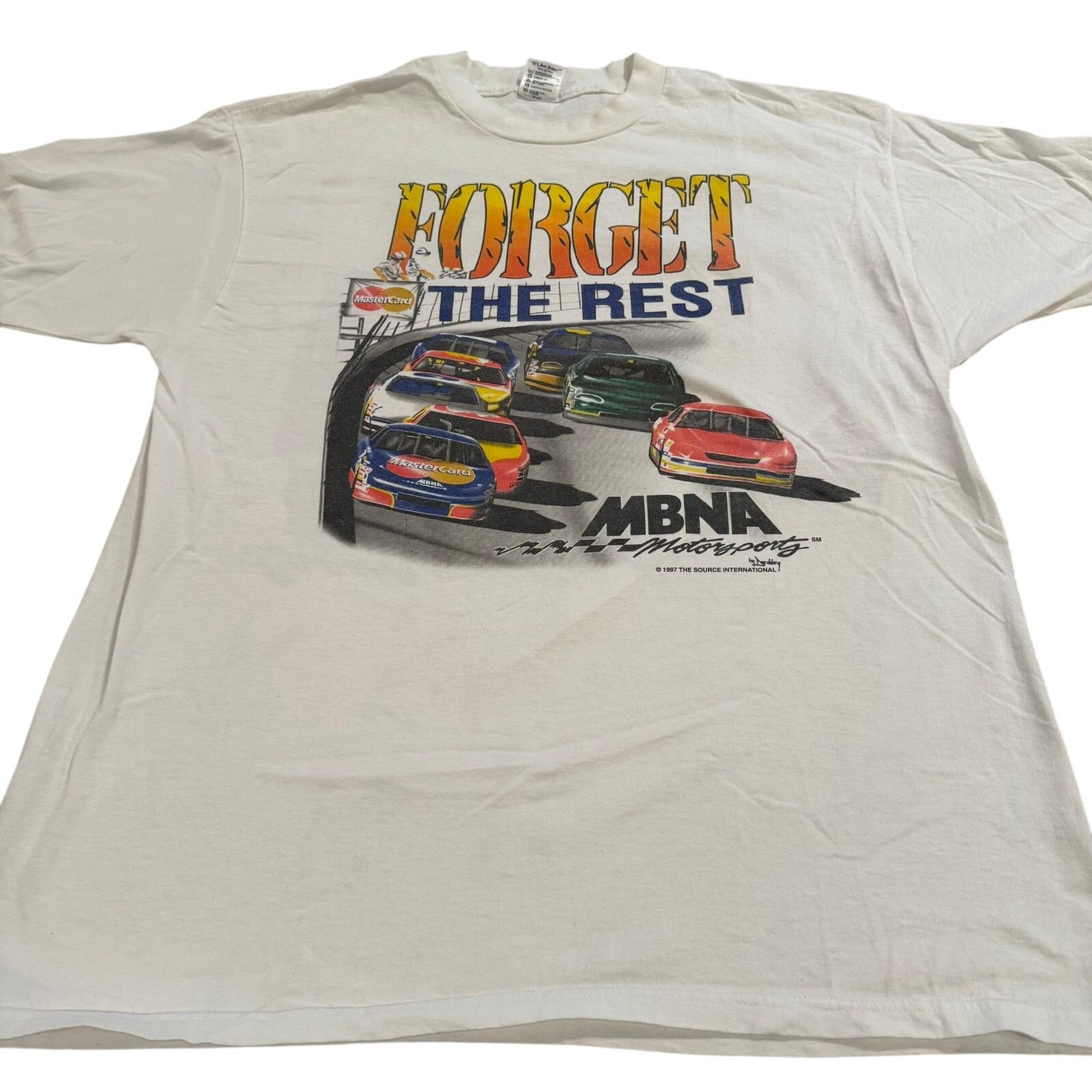Delta Vintage 1997 Nascar Forget the Rest T-Shirt - Size XL Size US XL / EU 56 / 4 - 1 Thumbnail