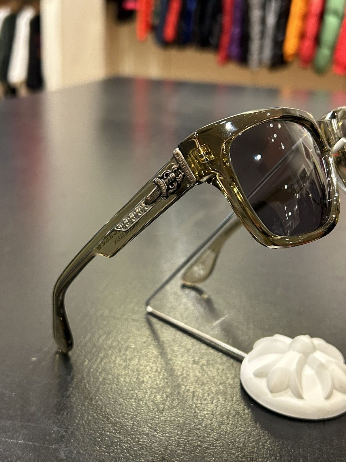 Chrome Hearts Chrome Hearts ‘Box Officer’ Sunglasses Size ONE SIZE - 4 Thumbnail