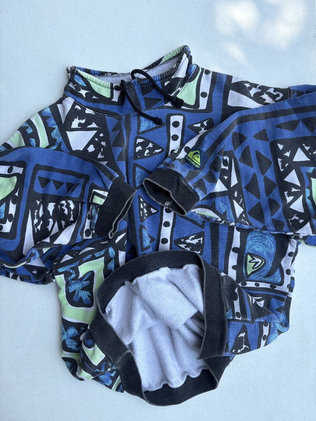 Quiksilver Rare 80s Quiksilver jacket AOP Size US L / EU 52-54 / 3 - 3 Thumbnail
