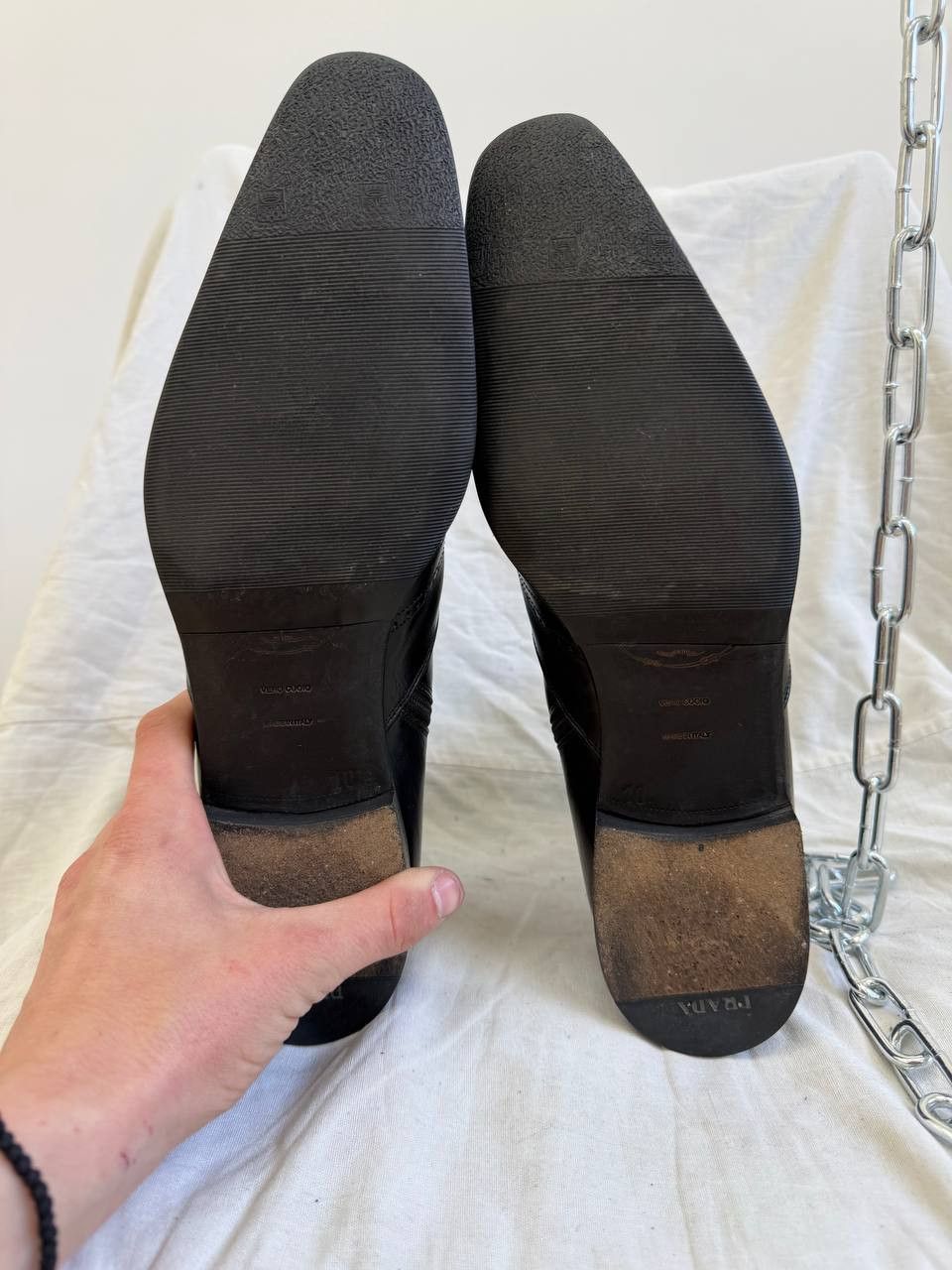 Prada Vintage Prada Leather High 90s Luxury High Avant-Garde Size US 10.5 / EU 43-44 - 9 Thumbnail
