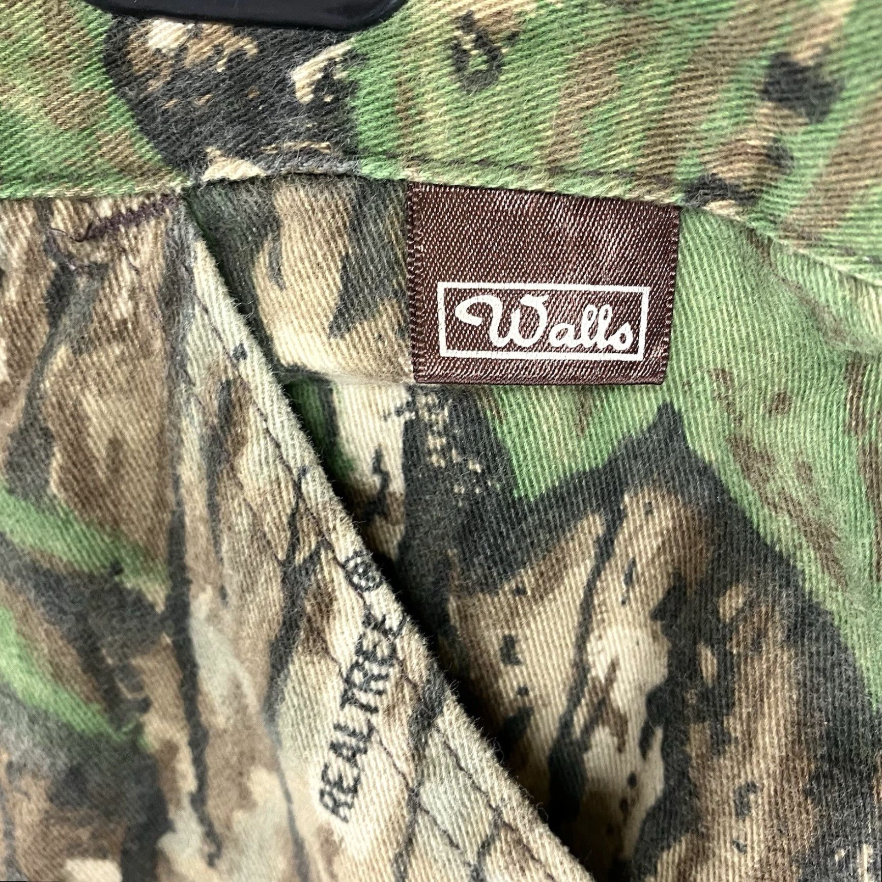 Walls VINTAGE Walls Camo Pants Large 38x25.5 Camouflage Cargo Adjustable Waist Mens Size US 33 - 4 Thumbnail