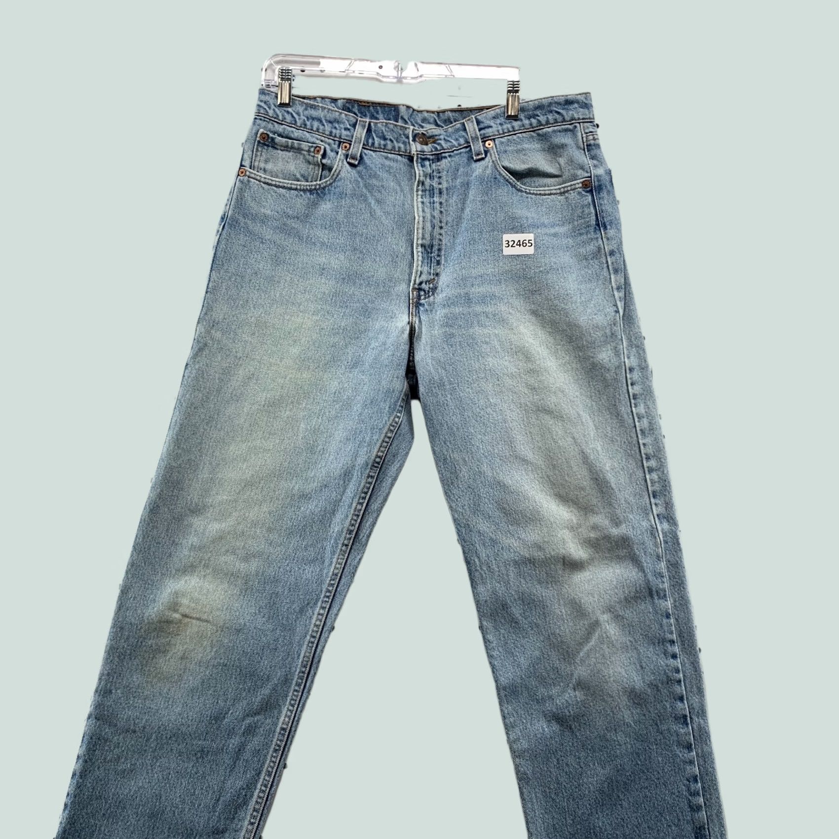 Levi's VINTAGE Levis 550 Jeans Men 36x32 Fits 35x30.5 Blue Denim Relaxed Made USA 90s Size US 36 / EU 52 - 1 Thumbnail