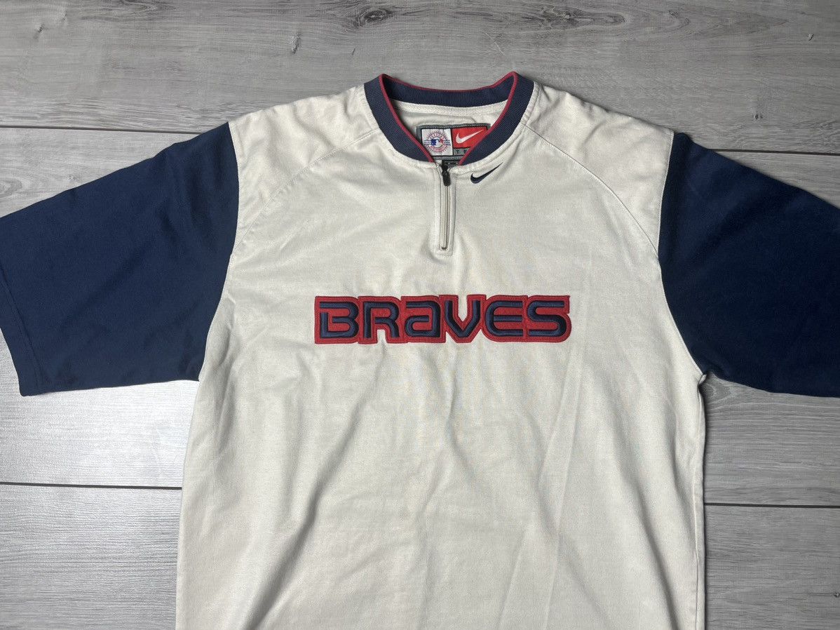 MLB Vintage Nike MLB Braves 90s shirt size Medium Size US M / EU 48-50 / 2 - 3 Thumbnail